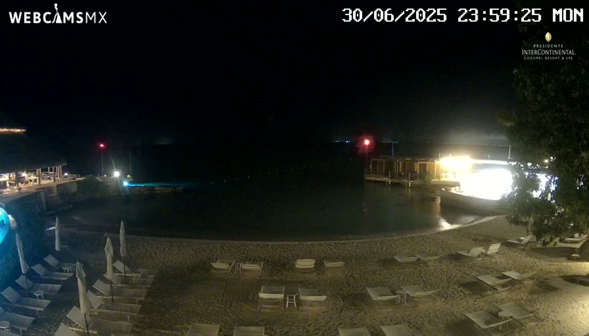 Cozumel,Presidente Intercontinental's Beach Live Cam - Municipio de Cozumel, Quintana Roo, Mexico