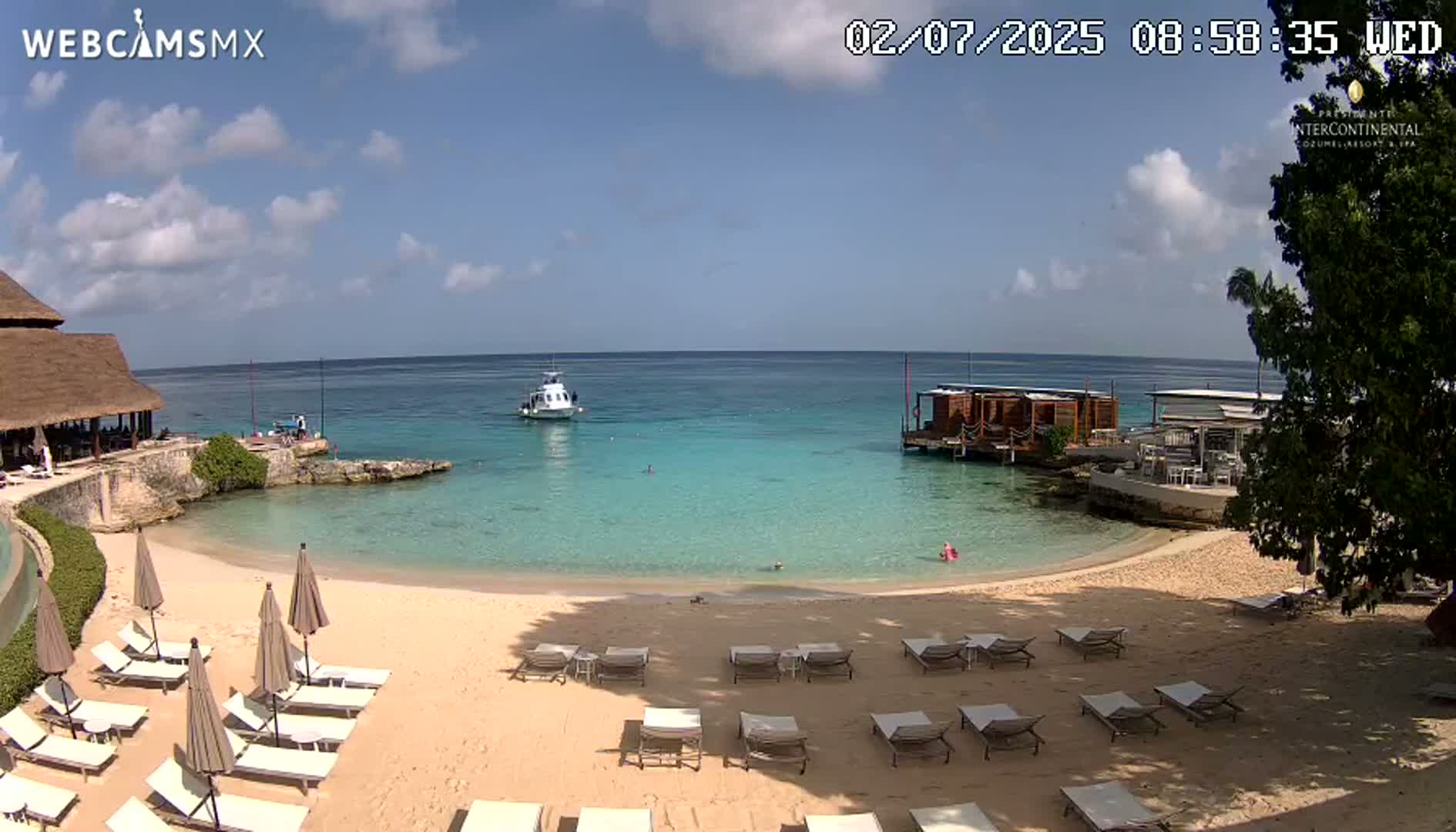 Cozumel,Presidente Intercontinental's Beach Live Cam - Municipio de Cozumel, Quintana Roo, Mexico