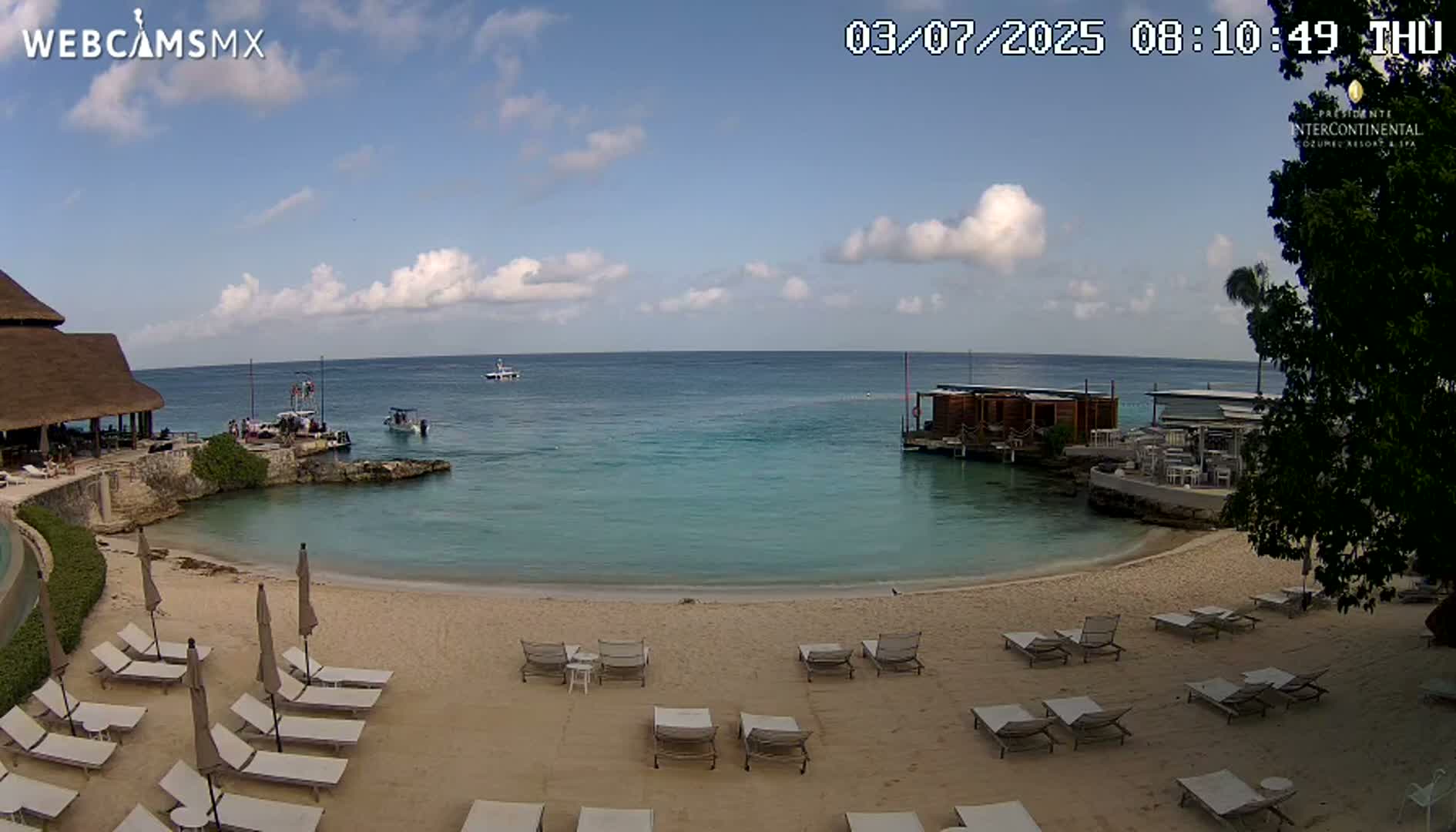 Cozumel,Presidente Intercontinental's Beach Live Cam - Municipio de Cozumel, Quintana Roo, Mexico