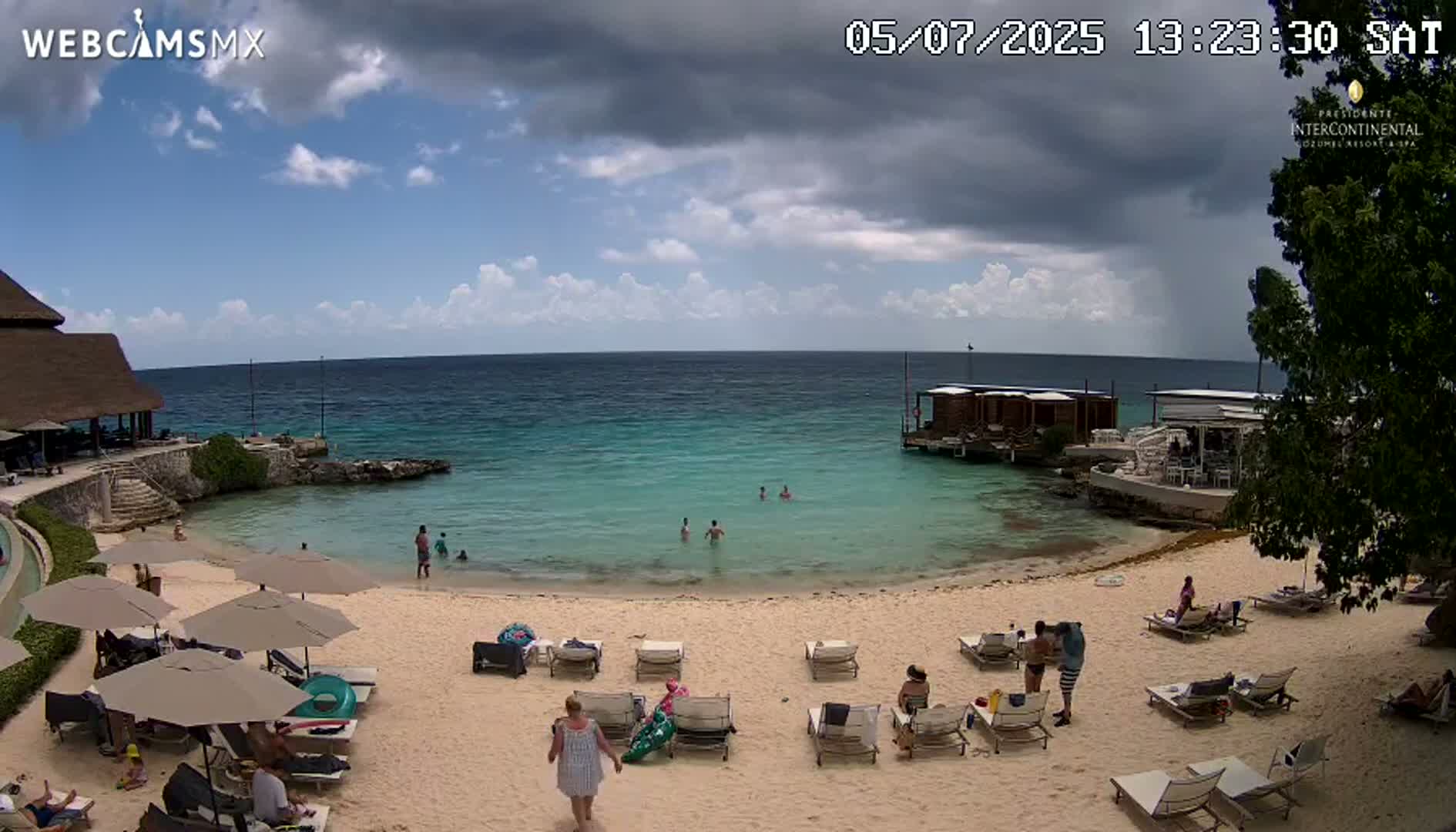 Cozumel,Presidente Intercontinental's Beach Live Cam - Municipio de Cozumel, Quintana Roo, Mexico