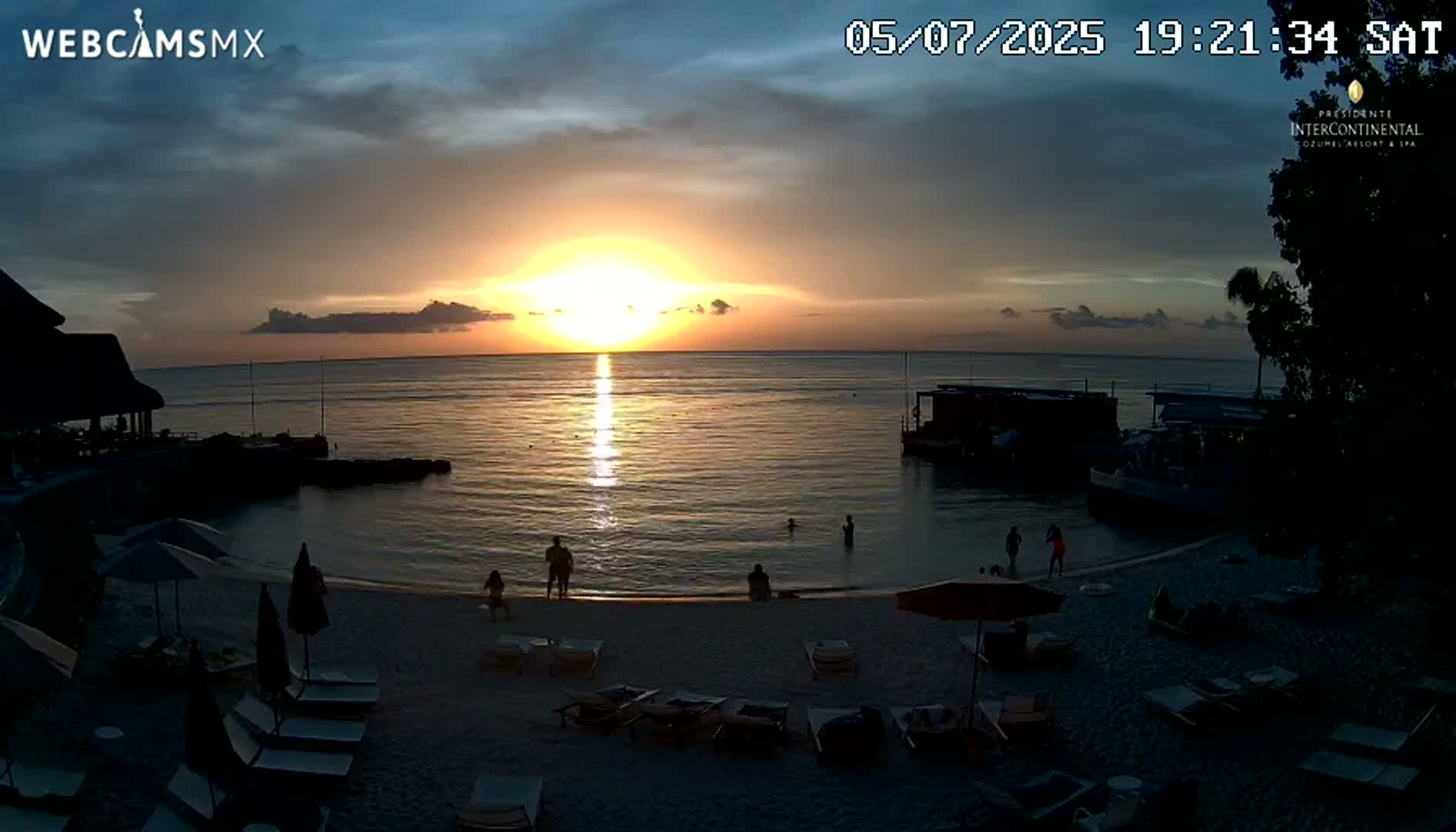 Cozumel,Presidente Intercontinental's Beach Live Cam - Municipio de Cozumel, Quintana Roo, Mexico