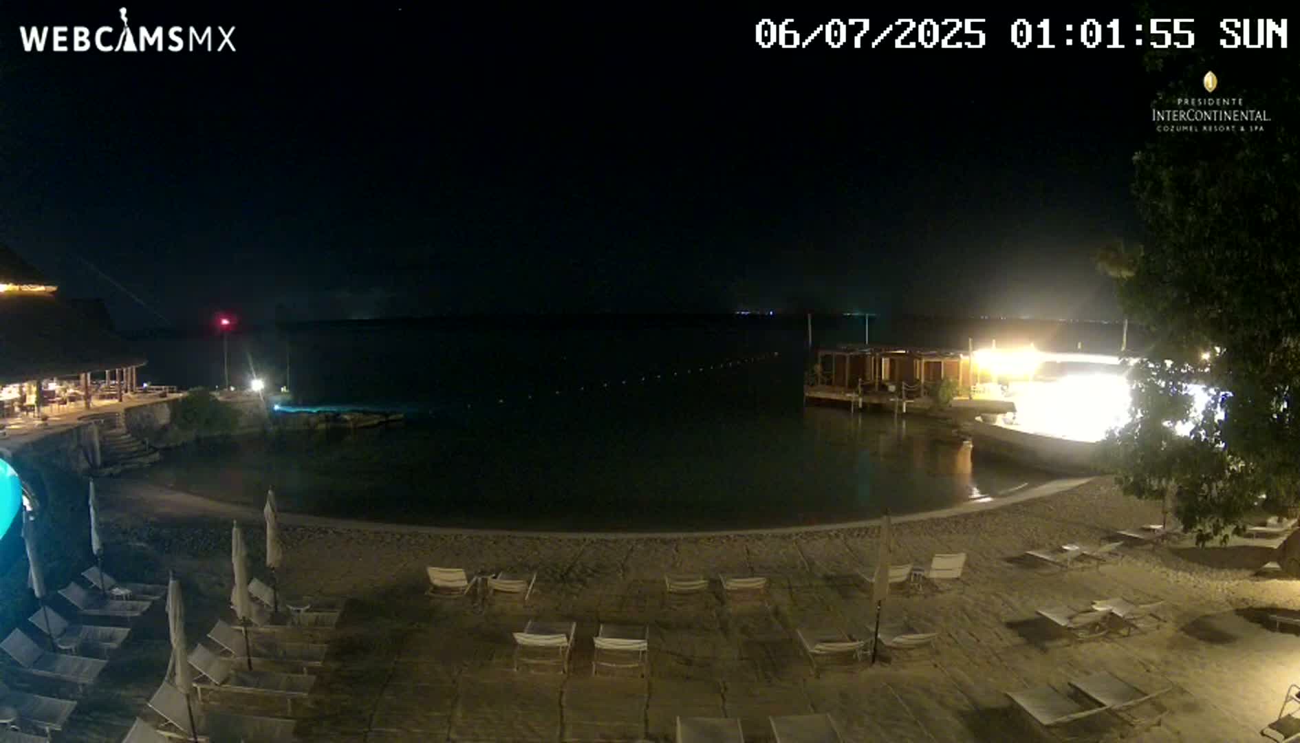 Cozumel,Presidente Intercontinental's Beach Live Cam - Municipio de Cozumel, Quintana Roo, Mexico