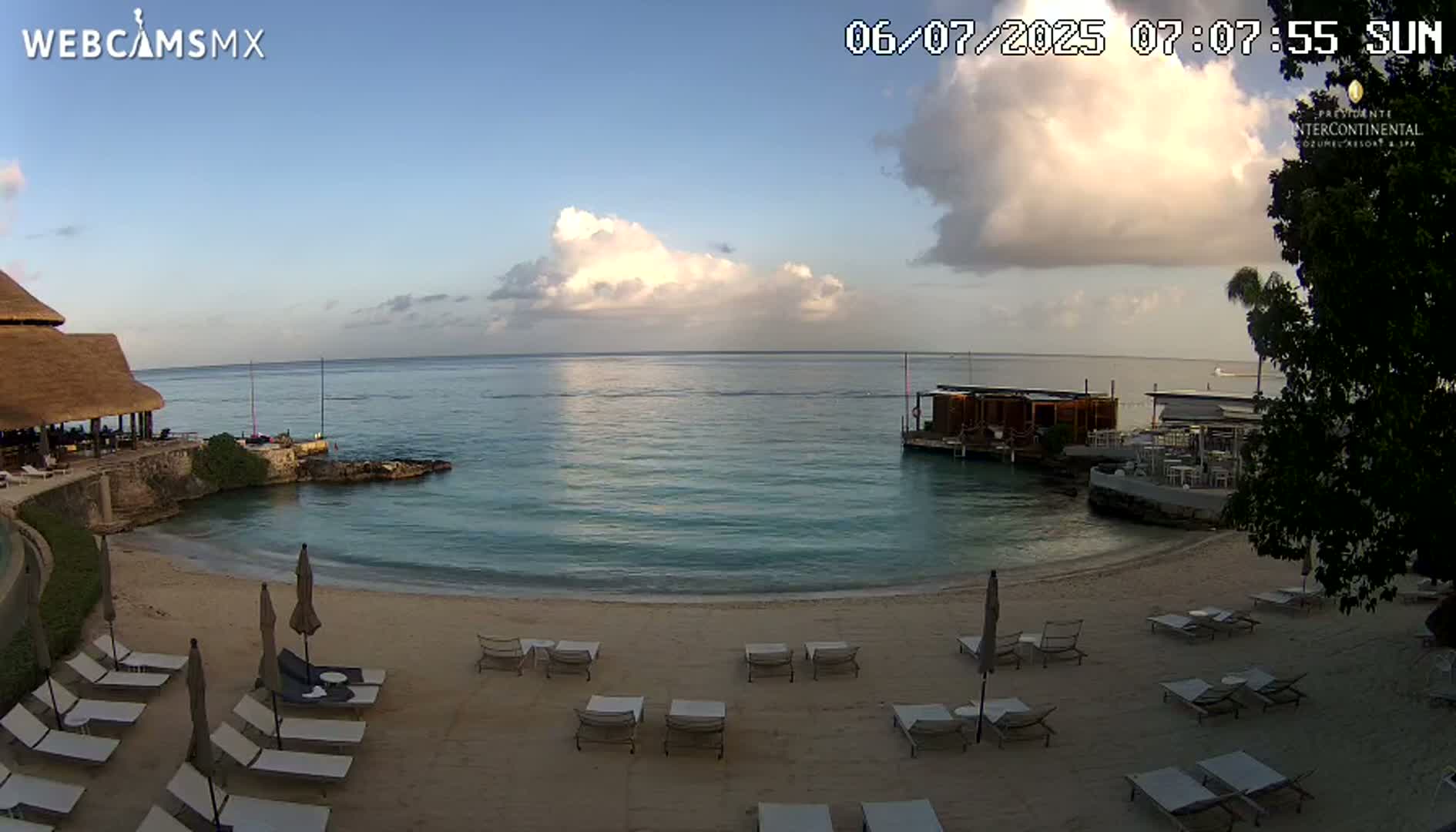 Cozumel,Presidente Intercontinental's Beach Live Cam - Municipio de Cozumel, Quintana Roo, Mexico