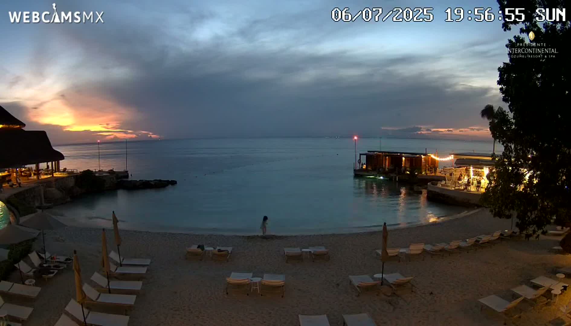 Cozumel,Presidente Intercontinental's Beach Live Cam - Municipio de Cozumel, Quintana Roo, Mexico