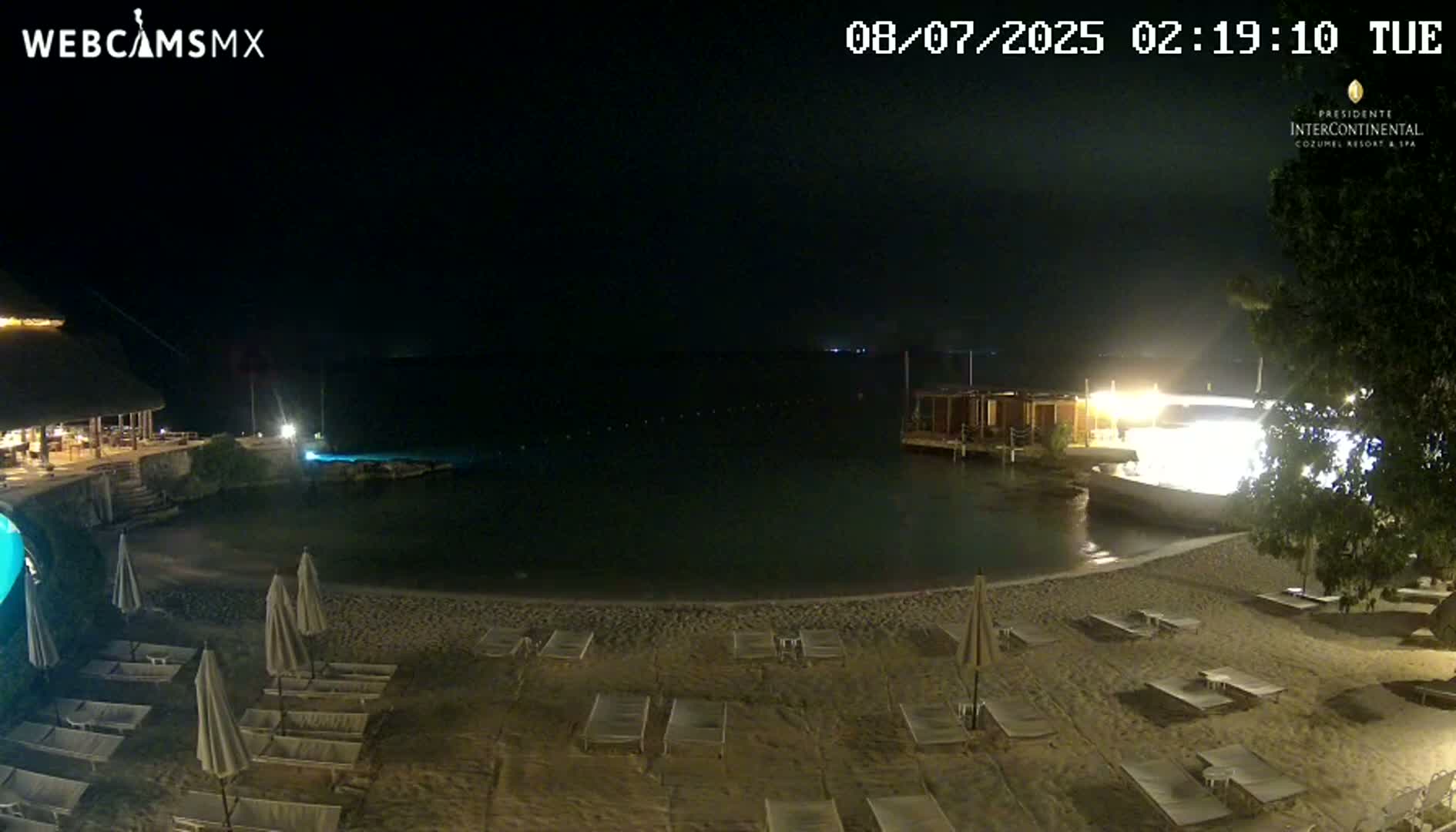 Cozumel,Presidente Intercontinental's Beach Live Cam - Municipio de Cozumel, Quintana Roo, Mexico