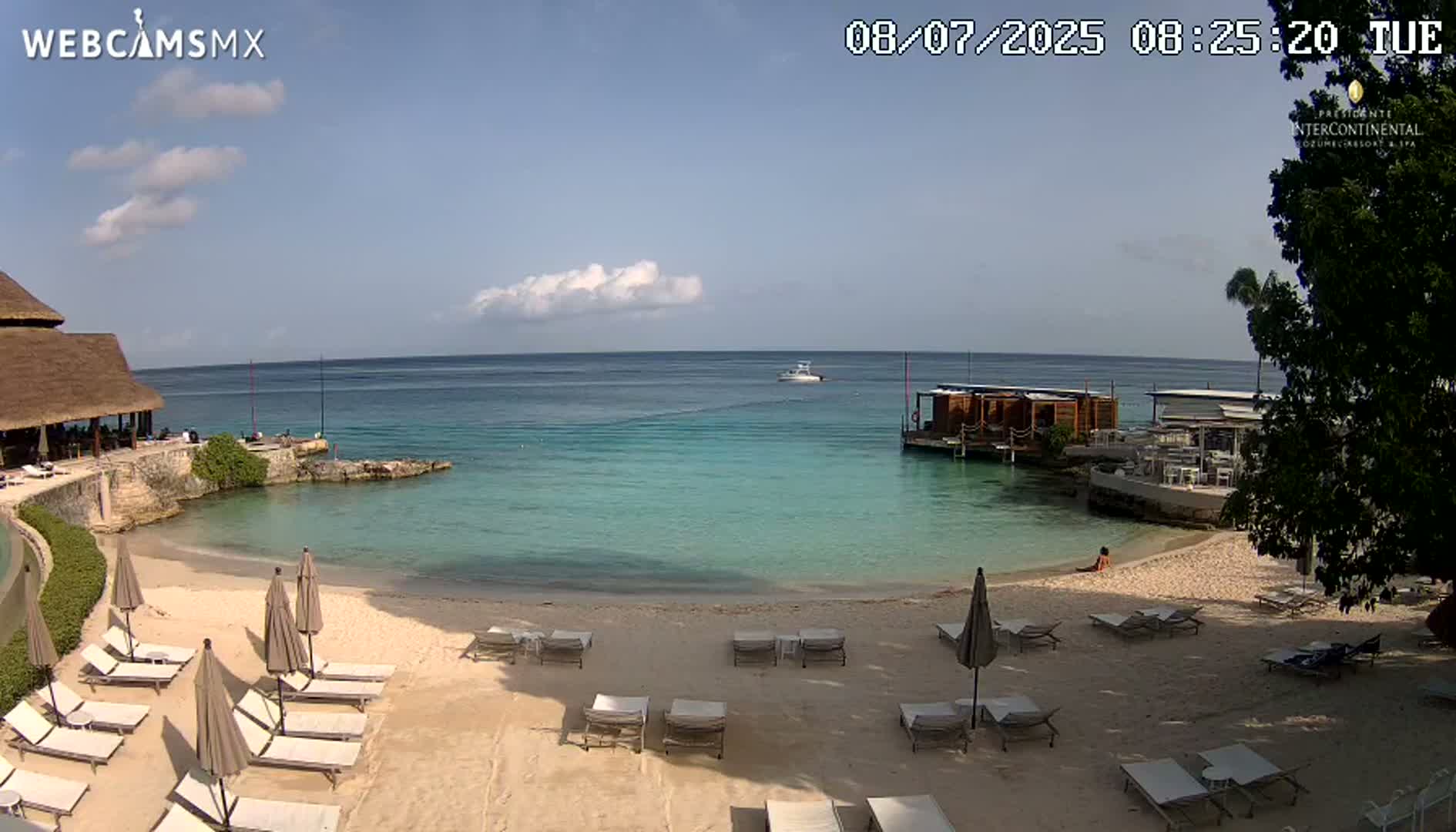 Cozumel,Presidente Intercontinental's Beach Live Cam - Municipio de Cozumel, Quintana Roo, Mexico