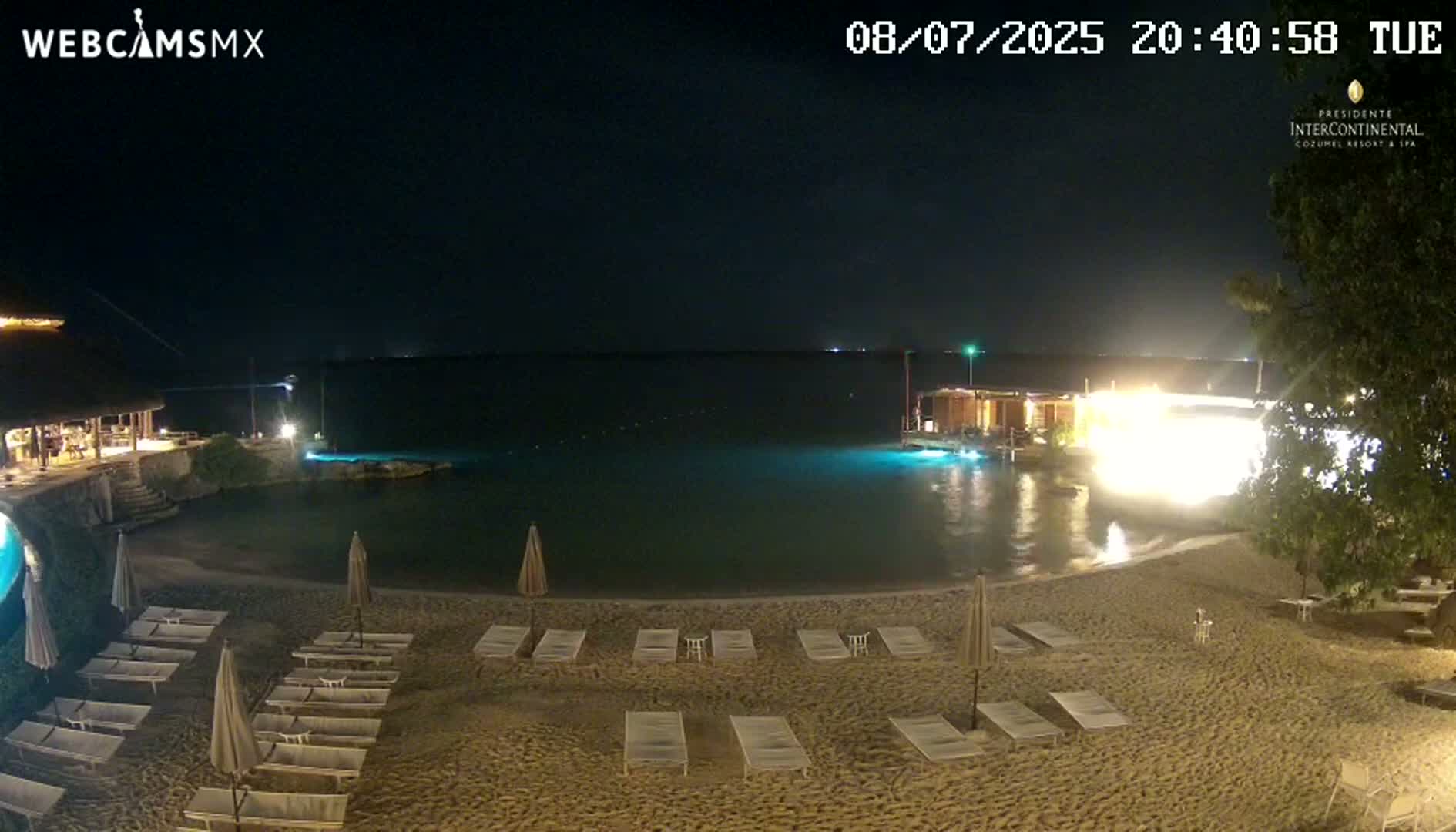 Cozumel,Presidente Intercontinental's Beach Live Cam - Municipio de Cozumel, Quintana Roo, Mexico