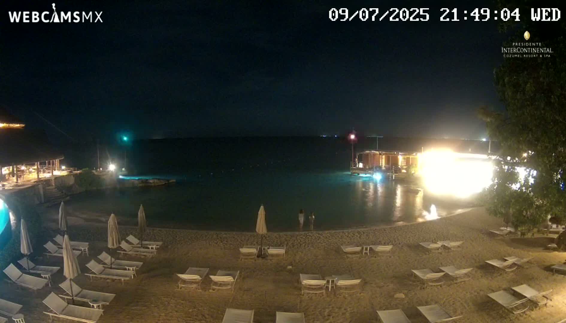 Cozumel,Presidente Intercontinental's Beach Live Cam - Municipio de Cozumel, Quintana Roo, Mexico