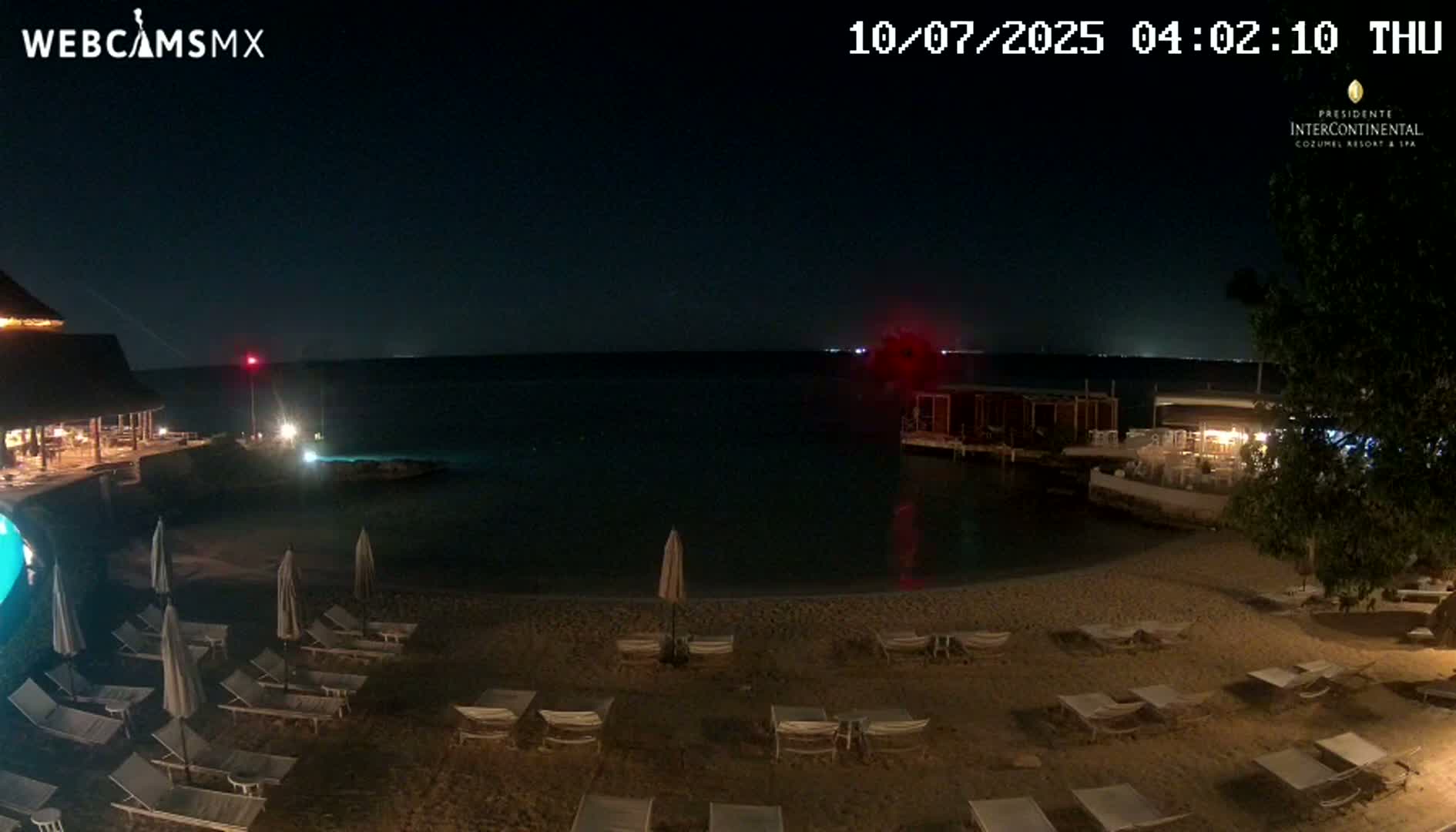 Cozumel,Presidente Intercontinental's Beach Live Cam - Municipio de Cozumel, Quintana Roo, Mexico