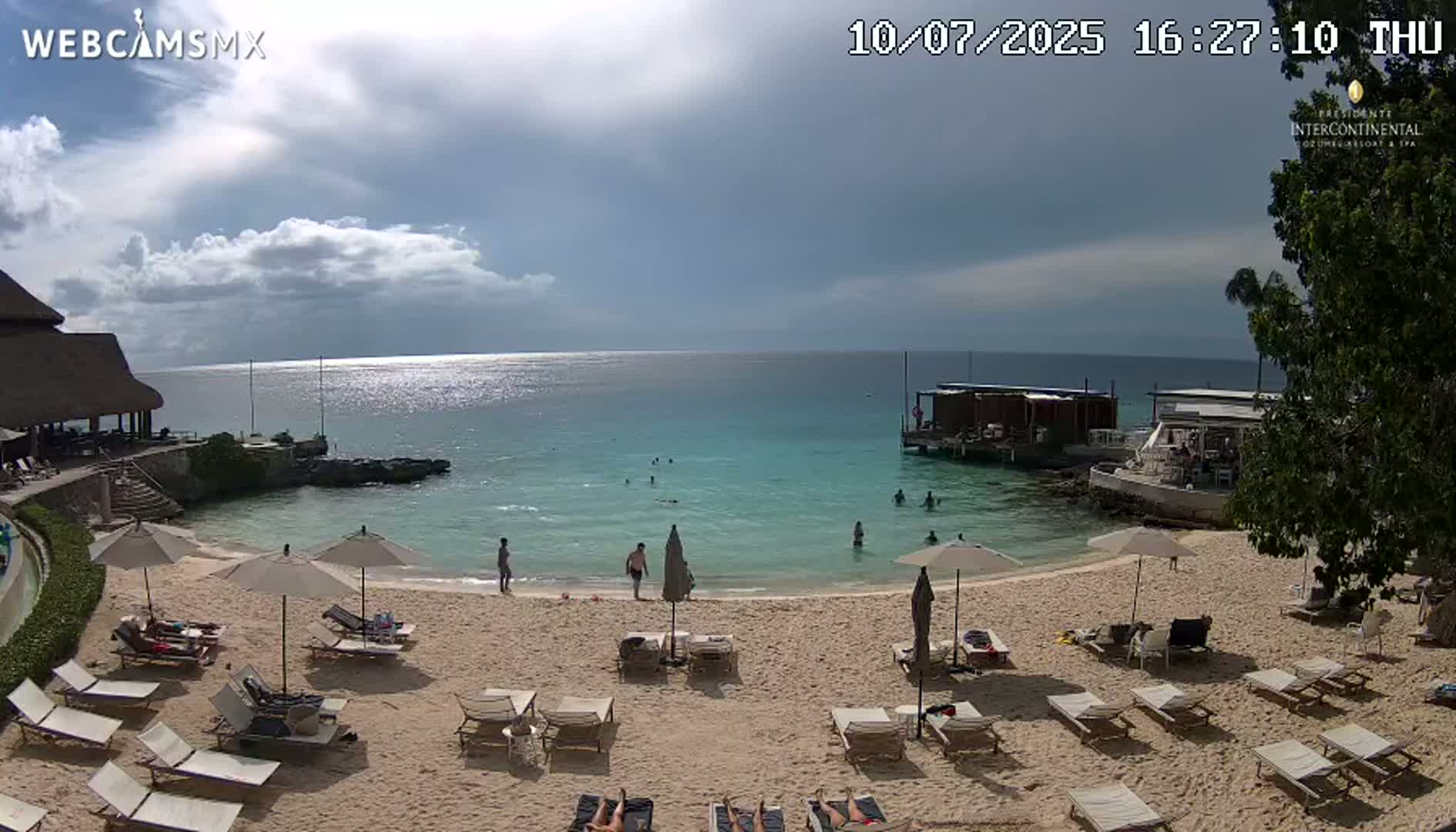 Cozumel,Presidente Intercontinental's Beach Live Cam - Municipio de Cozumel, Quintana Roo, Mexico