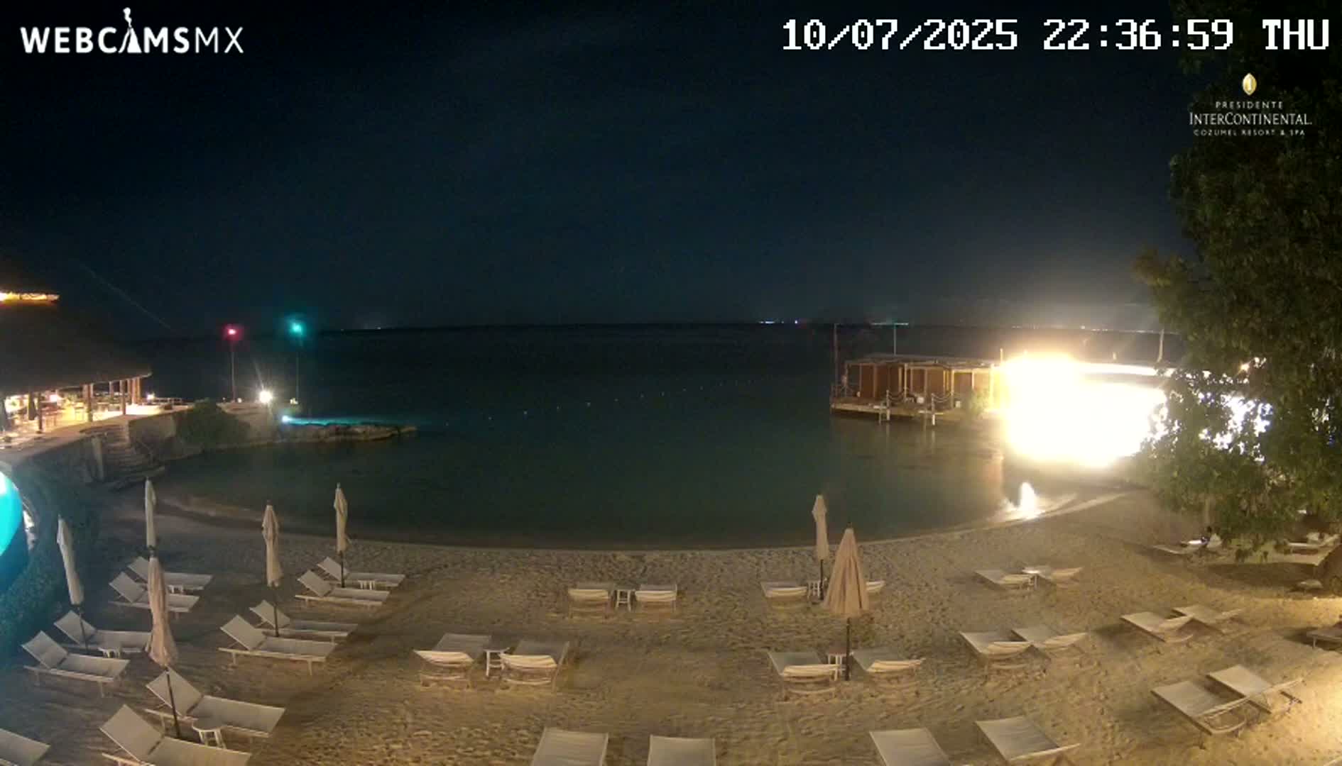 Cozumel,Presidente Intercontinental's Beach Live Cam - Municipio de Cozumel, Quintana Roo, Mexico
