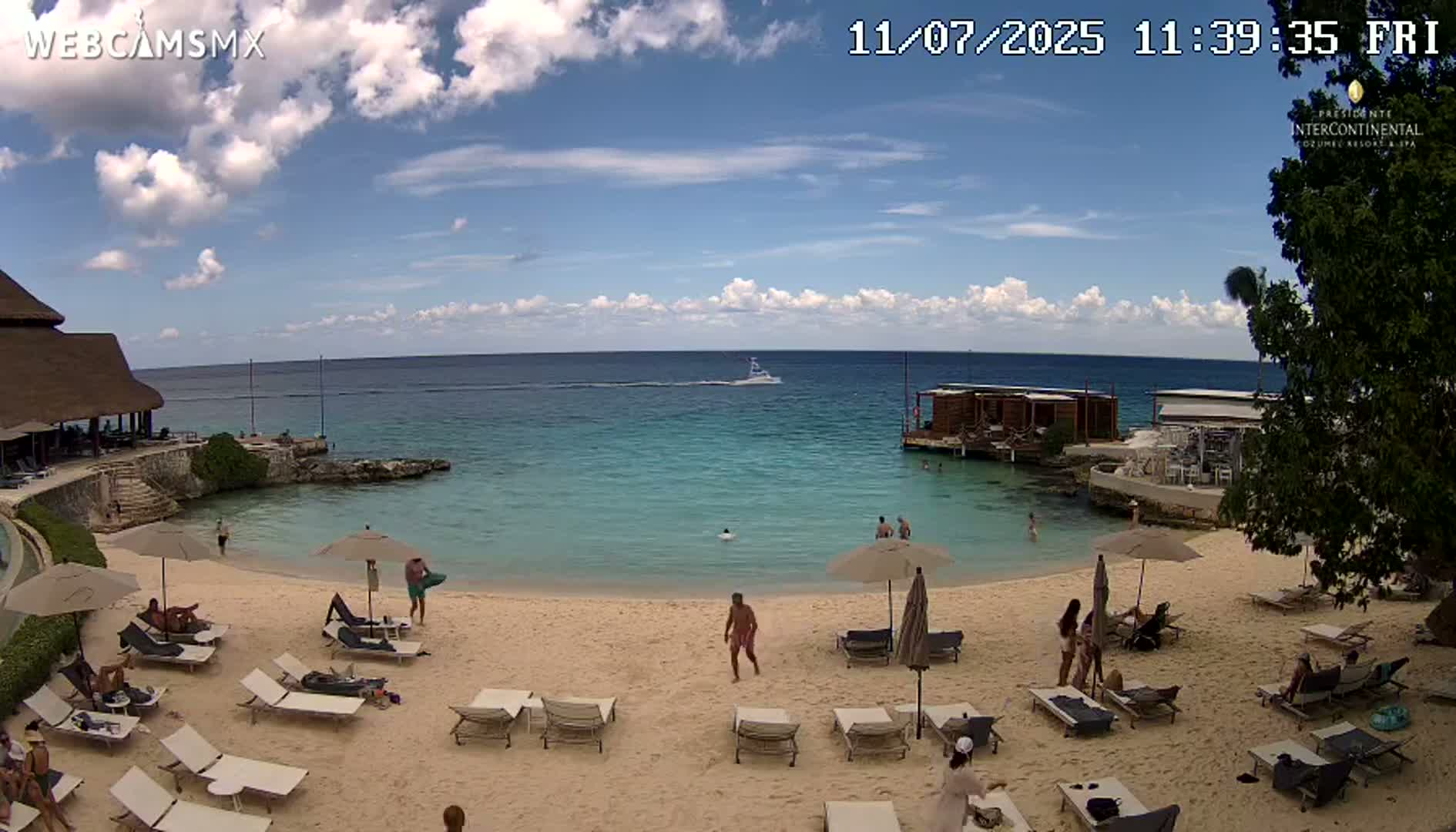 Cozumel,Presidente Intercontinental's Beach Live Cam - Municipio de Cozumel, Quintana Roo, Mexico