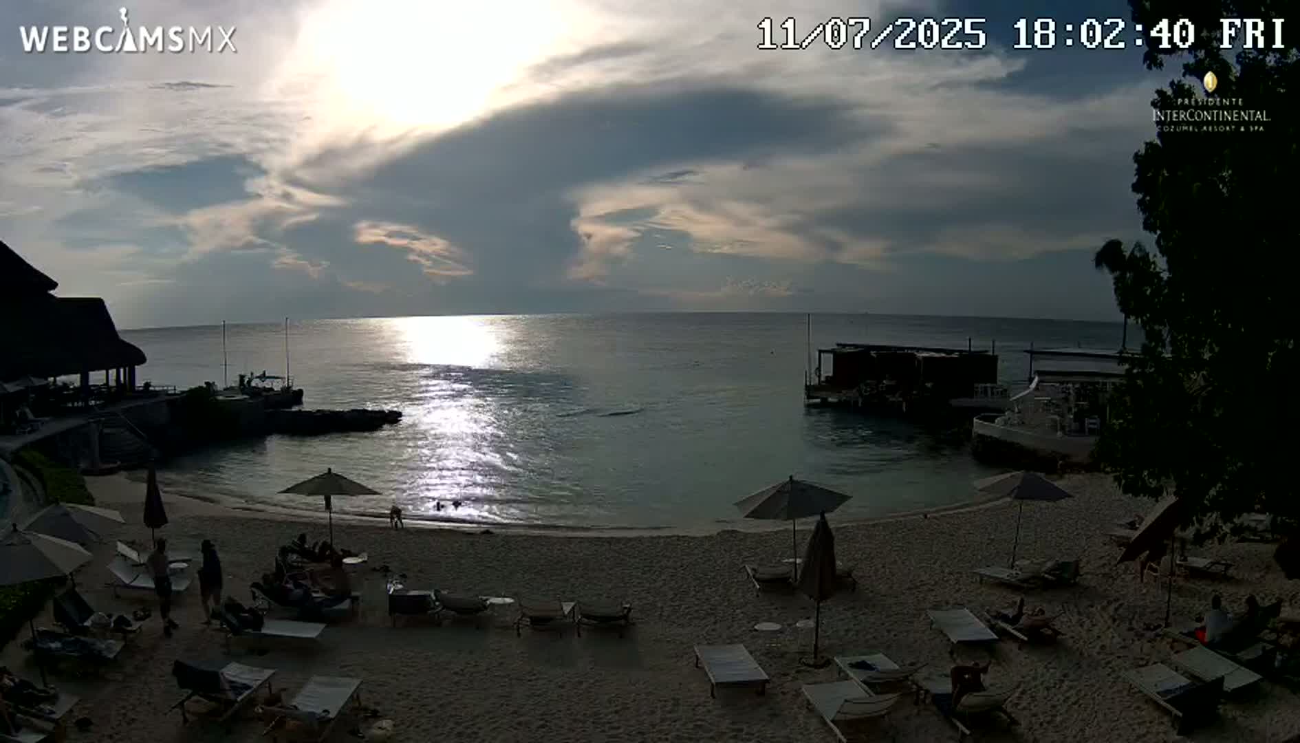 Cozumel,Presidente Intercontinental's Beach Live Cam - Municipio de Cozumel, Quintana Roo, Mexico