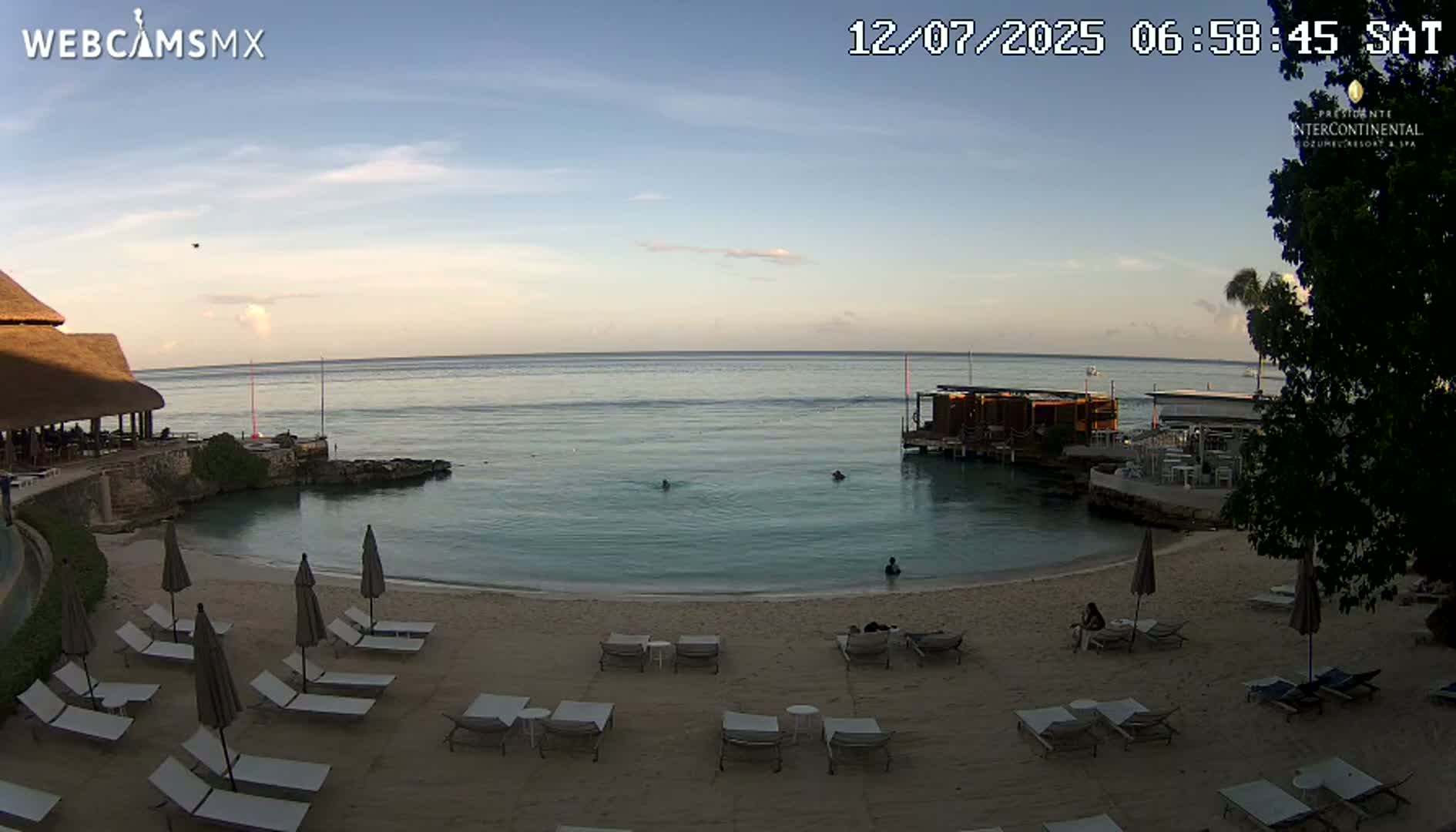 Cozumel,Presidente Intercontinental's Beach Live Cam - Municipio de Cozumel, Quintana Roo, Mexico