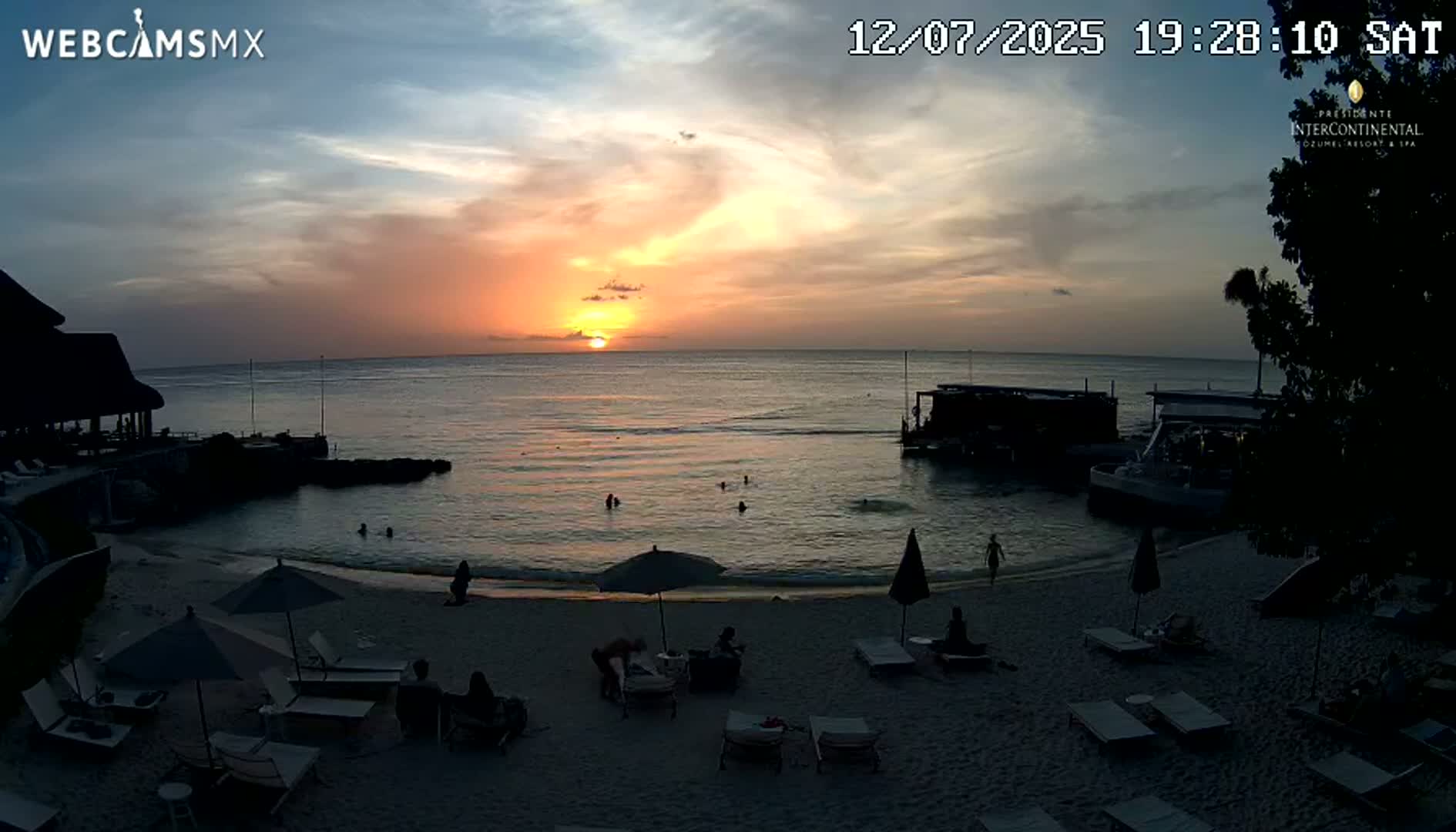 Cozumel,Presidente Intercontinental's Beach Live Cam - Municipio de Cozumel, Quintana Roo, Mexico