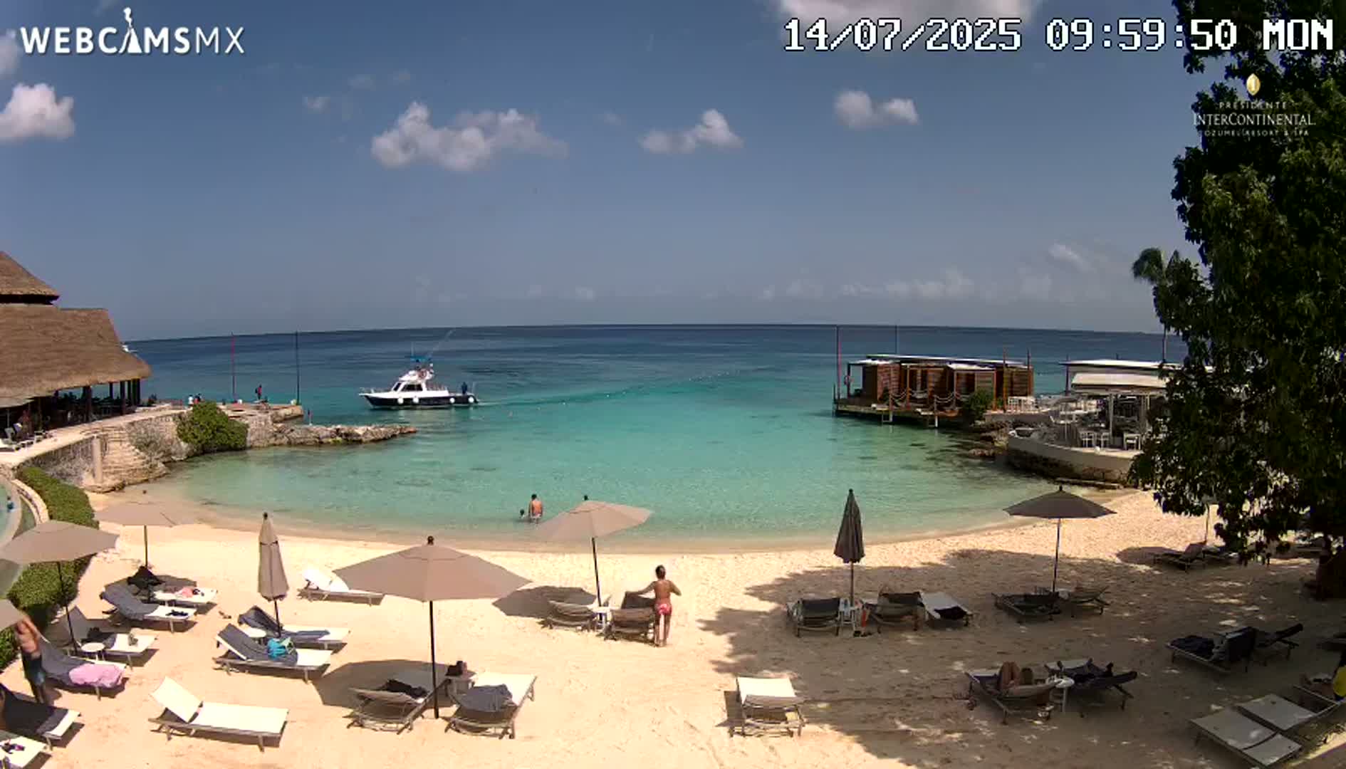 Cozumel,Presidente Intercontinental's Beach Live Cam - Municipio de Cozumel, Quintana Roo, Mexico