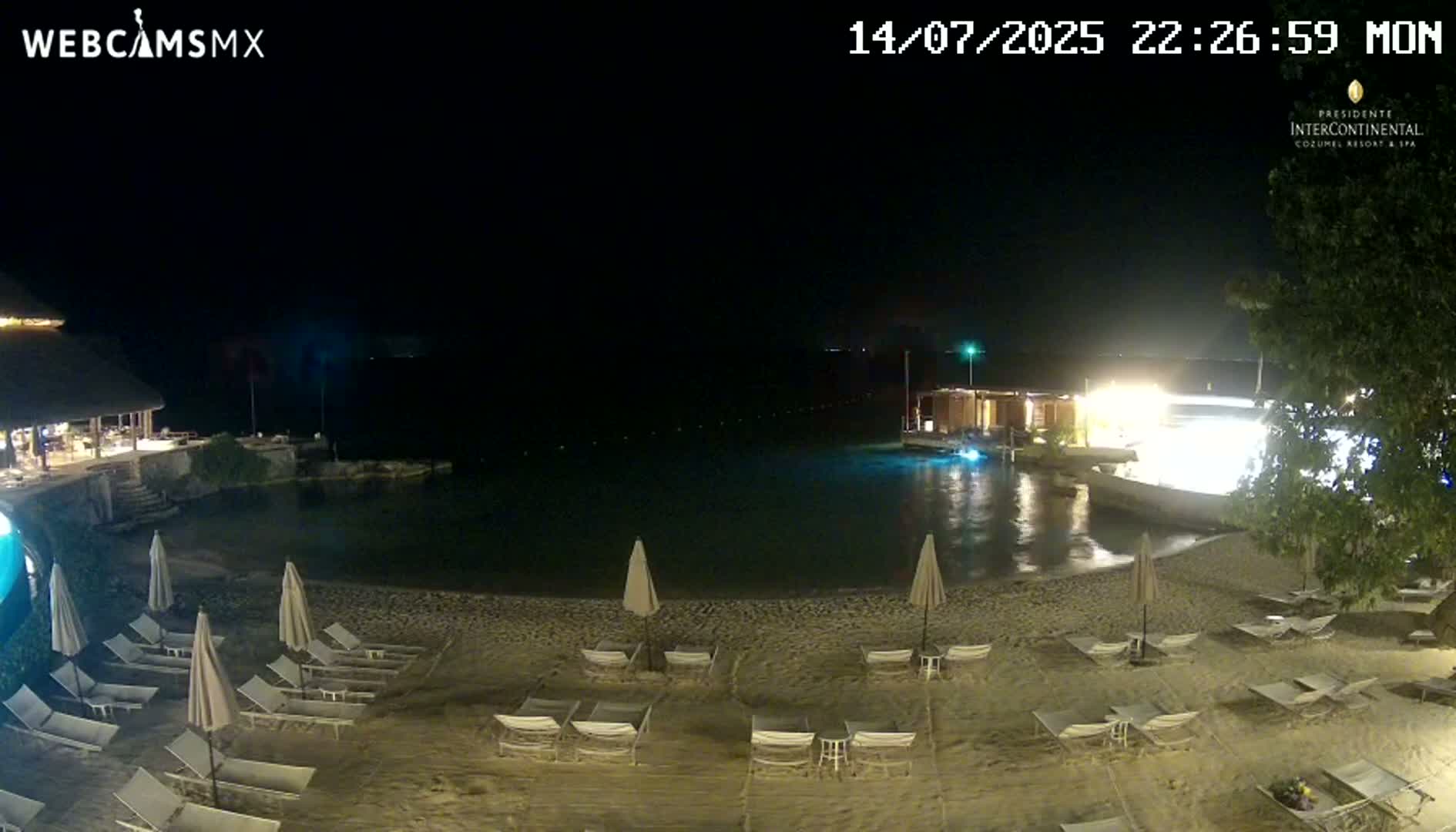 Cozumel,Presidente Intercontinental's Beach Live Cam - Municipio de Cozumel, Quintana Roo, Mexico