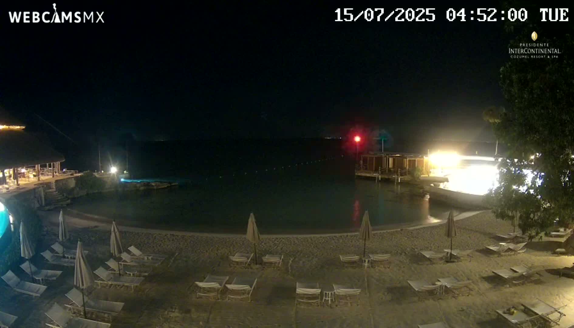 Cozumel,Presidente Intercontinental's Beach Live Cam - Municipio de Cozumel, Quintana Roo, Mexico