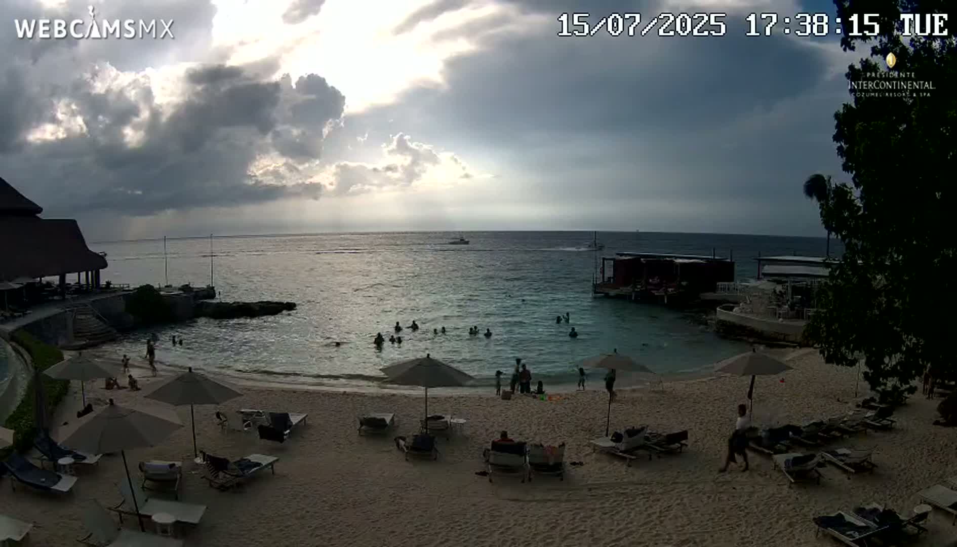 Cozumel,Presidente Intercontinental's Beach Live Cam - Municipio de Cozumel, Quintana Roo, Mexico