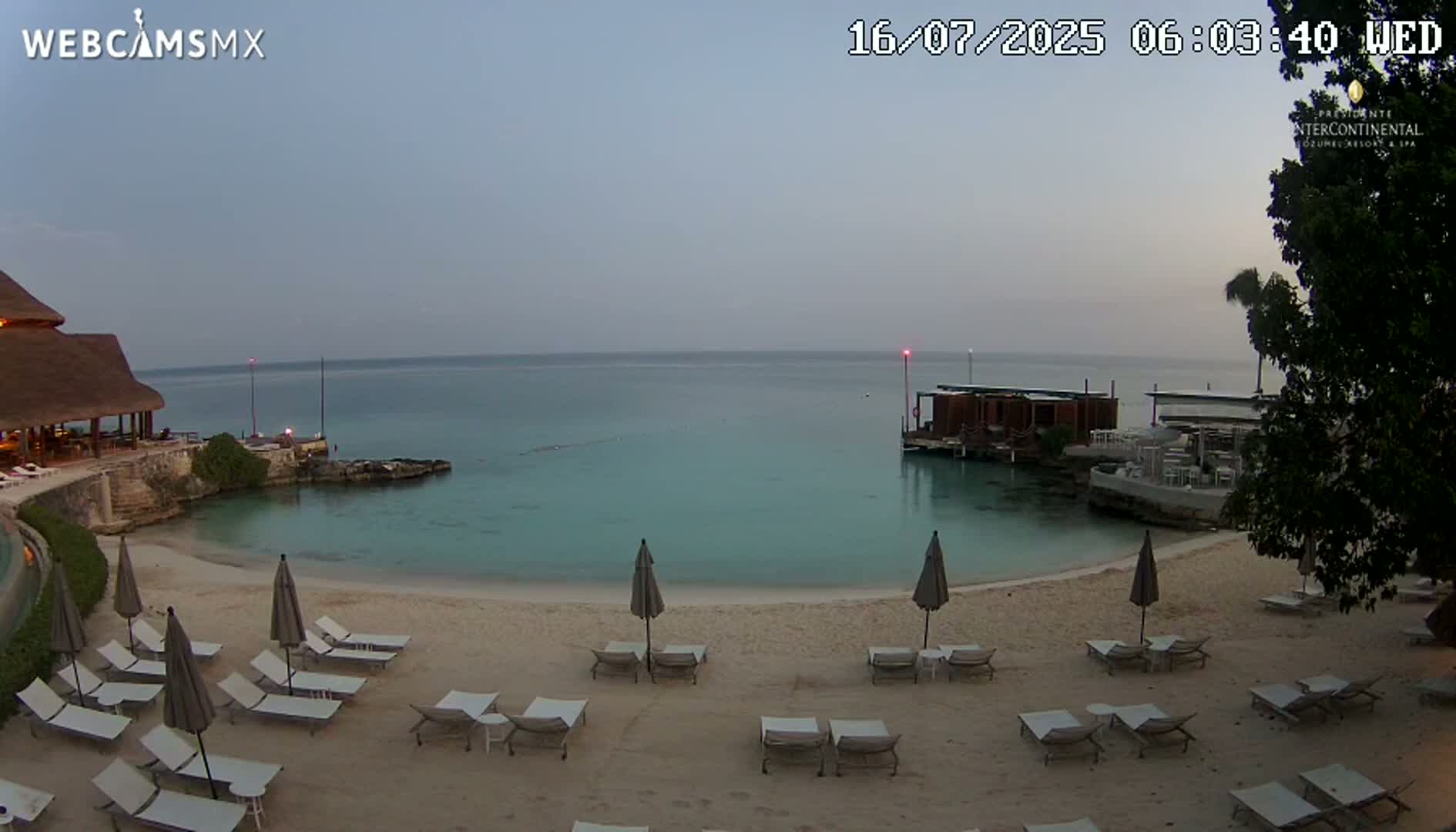 Cozumel,Presidente Intercontinental's Beach Live Cam - Municipio de Cozumel, Quintana Roo, Mexico