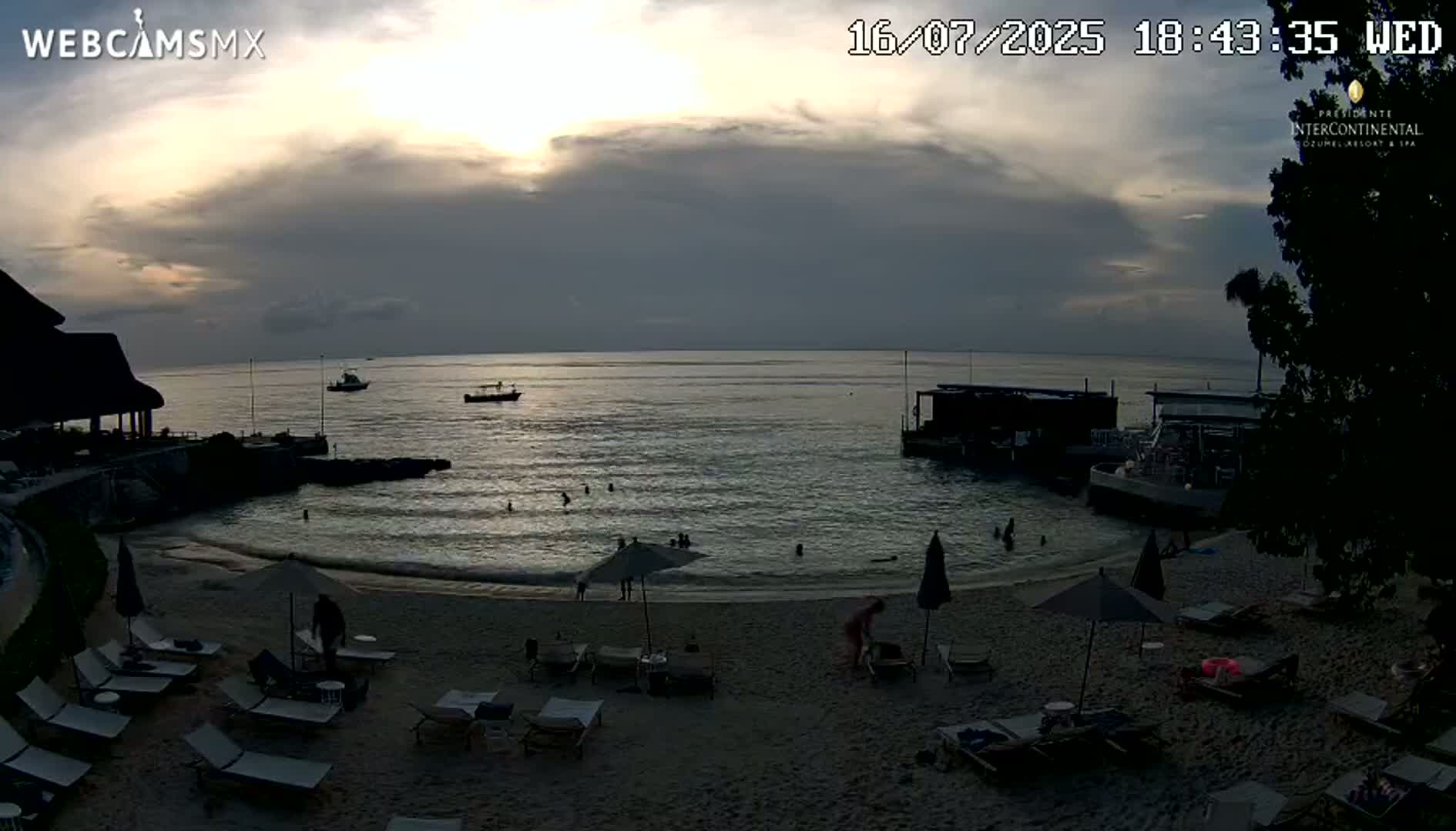 Cozumel,Presidente Intercontinental's Beach Live Cam - Municipio de Cozumel, Quintana Roo, Mexico