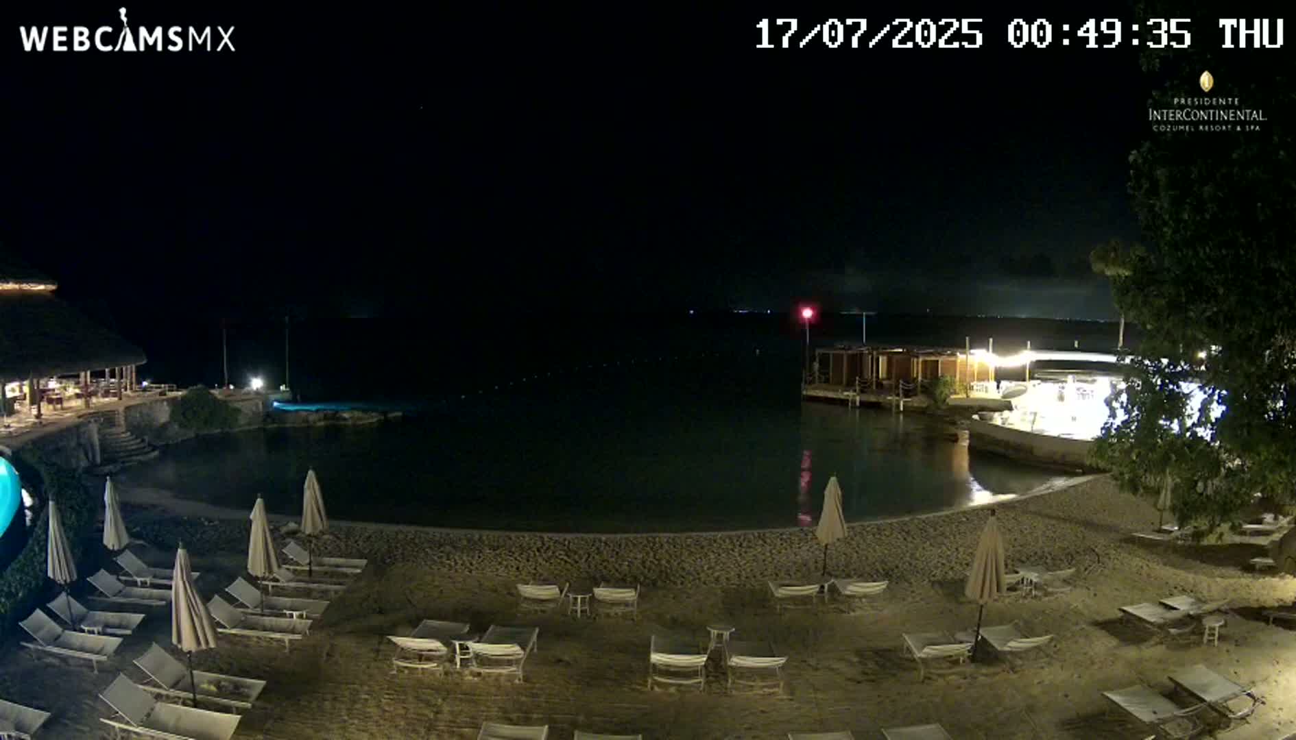 Cozumel,Presidente Intercontinental's Beach Live Cam - Municipio de Cozumel, Quintana Roo, Mexico