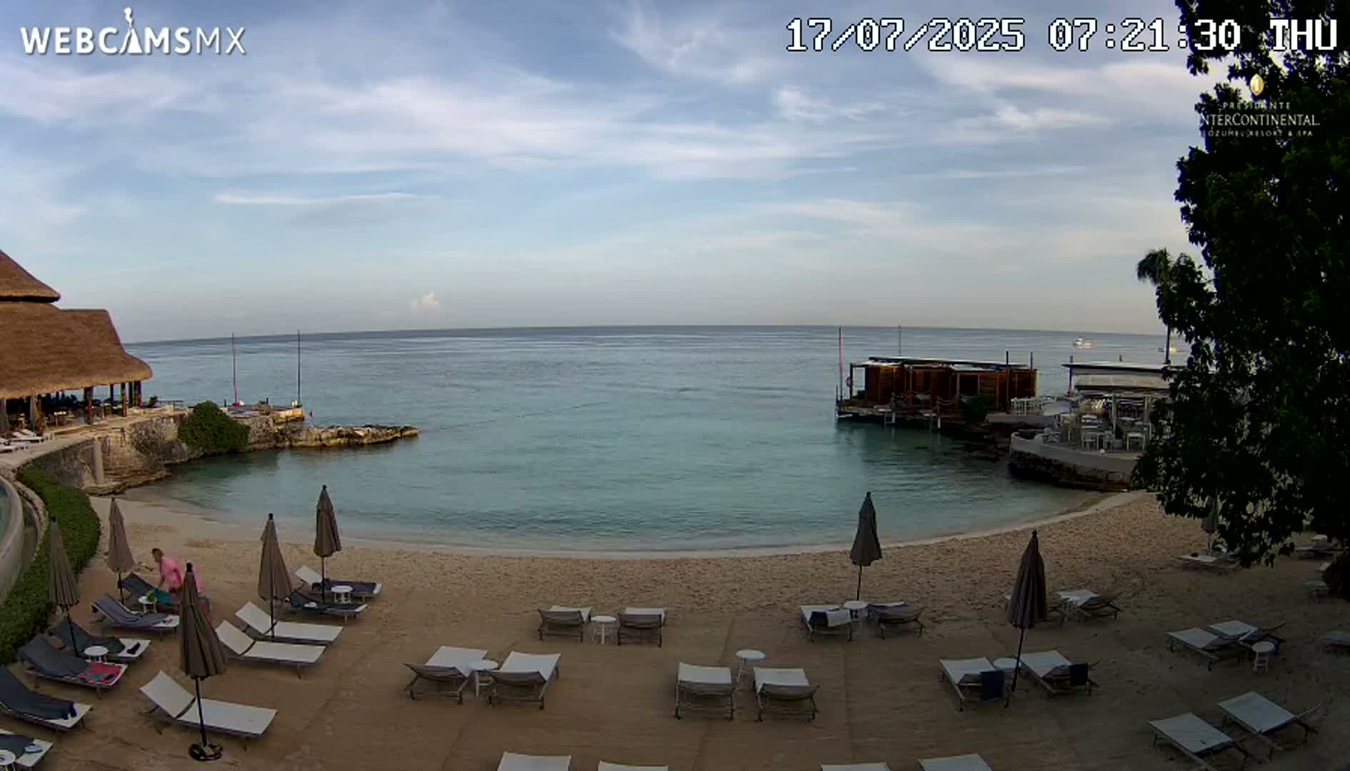 Cozumel,Presidente Intercontinental's Beach Live Cam - Municipio de Cozumel, Quintana Roo, Mexico