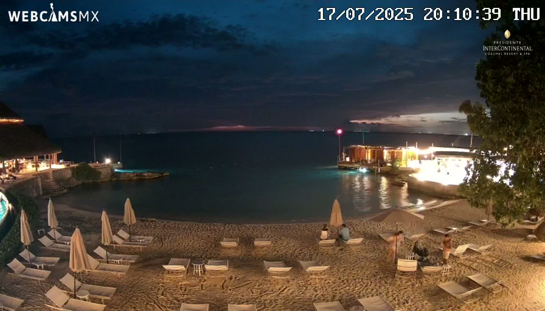 Cozumel,Presidente Intercontinental's Beach Live Cam - Municipio de Cozumel, Quintana Roo, Mexico