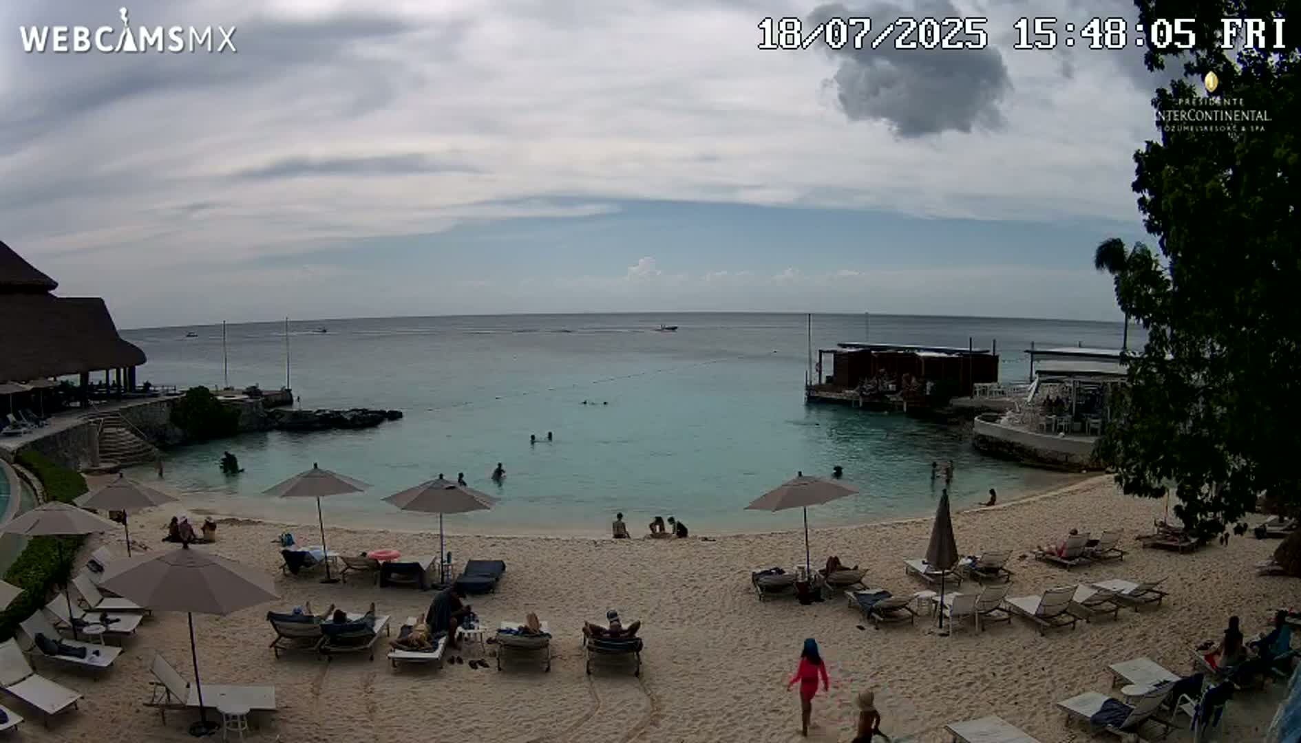 Cozumel,Presidente Intercontinental's Beach Live Cam - Municipio de Cozumel, Quintana Roo, Mexico