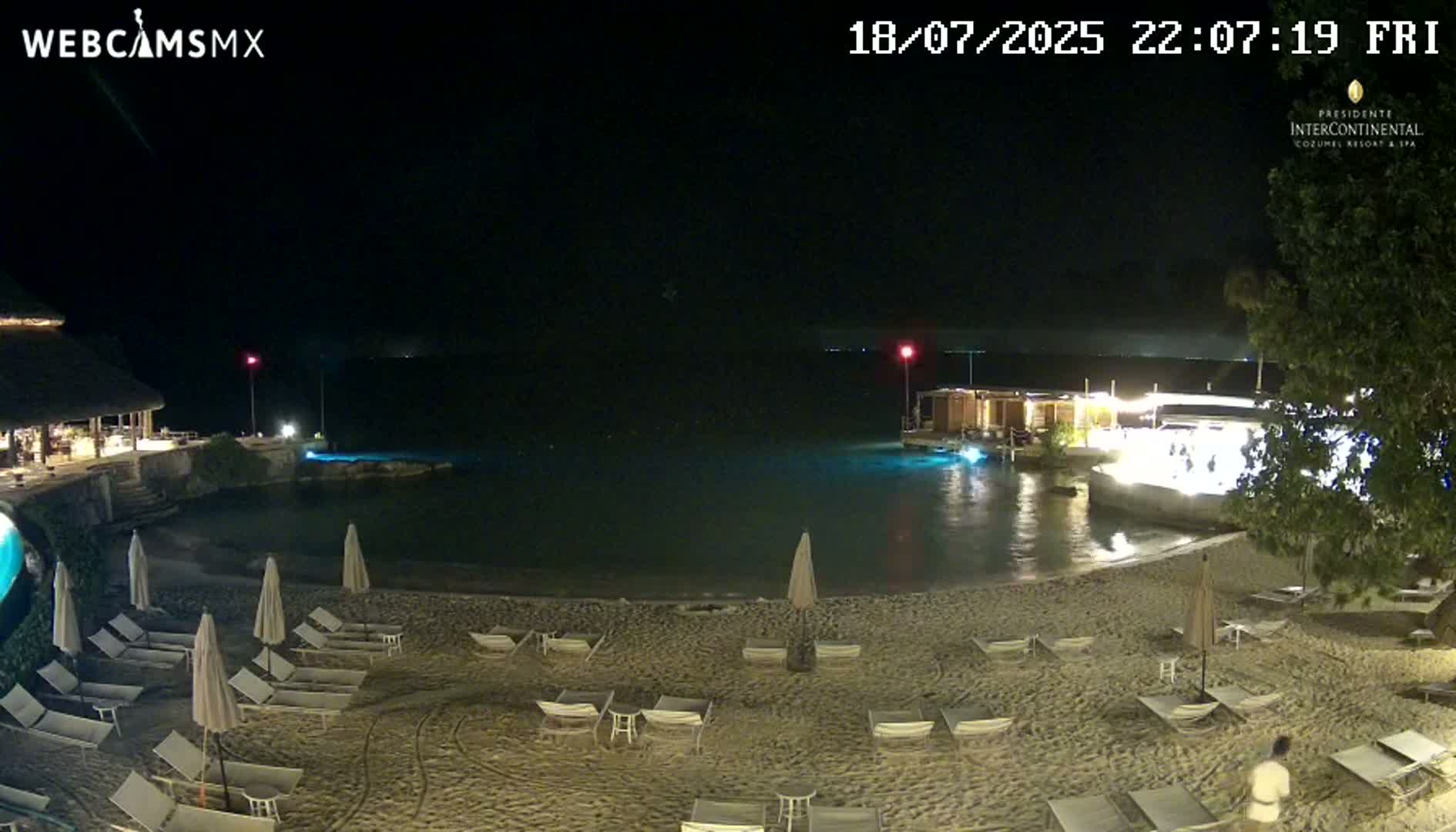 Cozumel,Presidente Intercontinental's Beach Live Cam - Municipio de Cozumel, Quintana Roo, Mexico