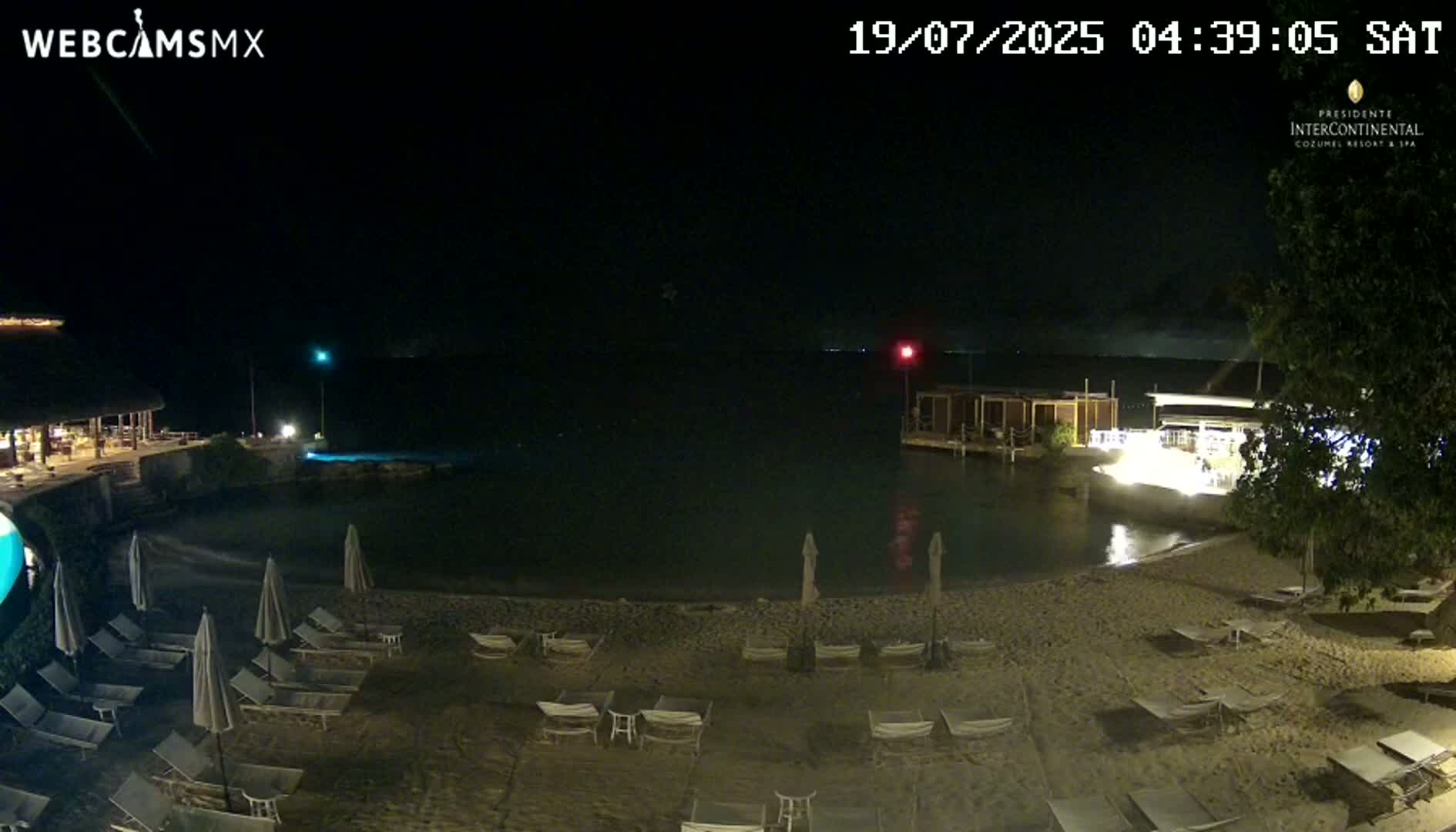 Cozumel,Presidente Intercontinental's Beach Live Cam - Municipio de Cozumel, Quintana Roo, Mexico