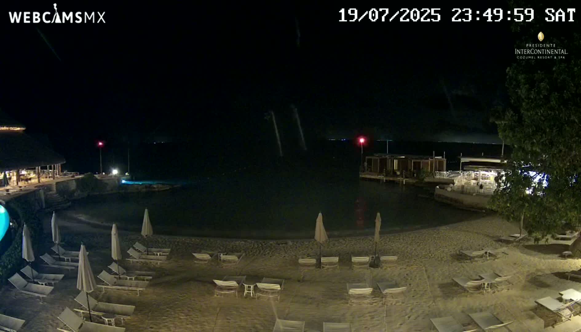 Cozumel,Presidente Intercontinental's Beach Live Cam - Municipio de Cozumel, Quintana Roo, Mexico