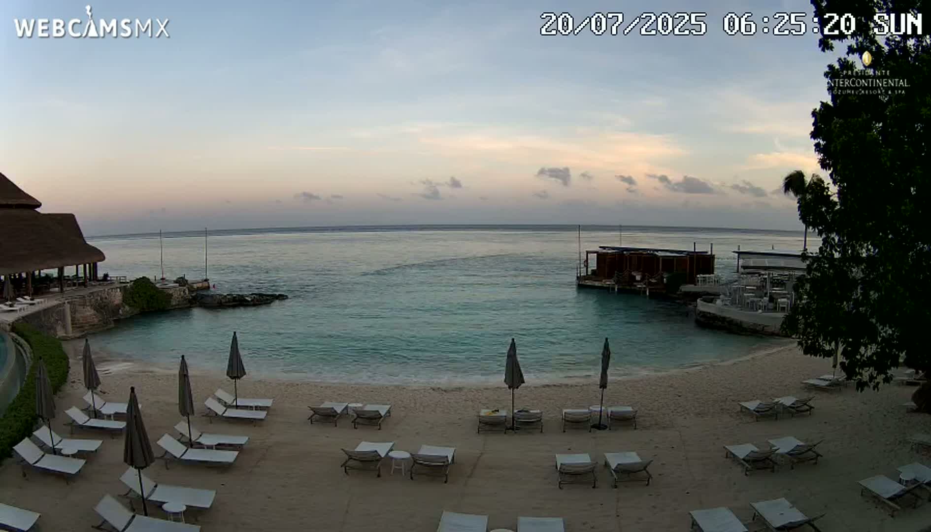 Cozumel,Presidente Intercontinental's Beach Live Cam - Municipio de Cozumel, Quintana Roo, Mexico