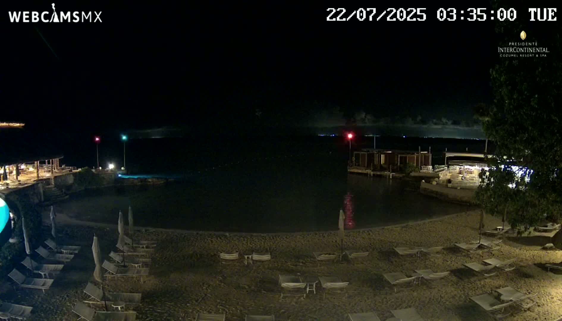Cozumel,Presidente Intercontinental's Beach Live Cam - Municipio de Cozumel, Quintana Roo, Mexico