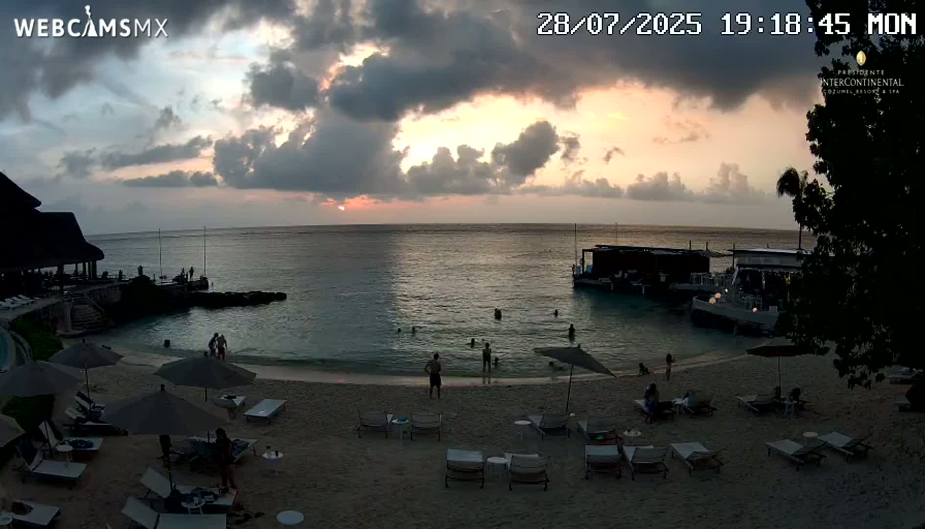 Cozumel,Presidente Intercontinental's Beach Live Cam - Municipio de Cozumel, Quintana Roo, Mexico