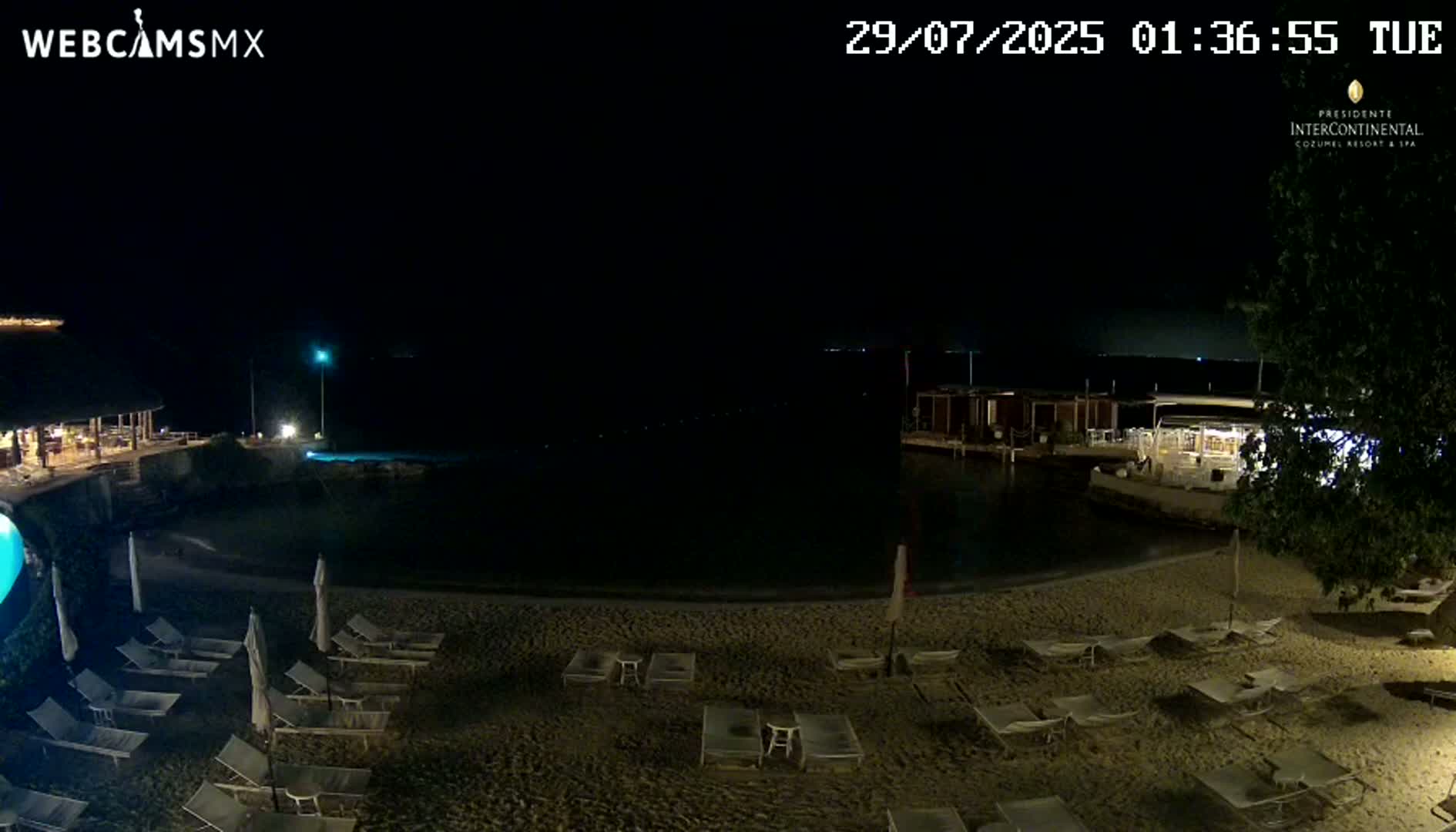 Cozumel,Presidente Intercontinental's Beach Live Cam - Municipio de Cozumel, Quintana Roo, Mexico