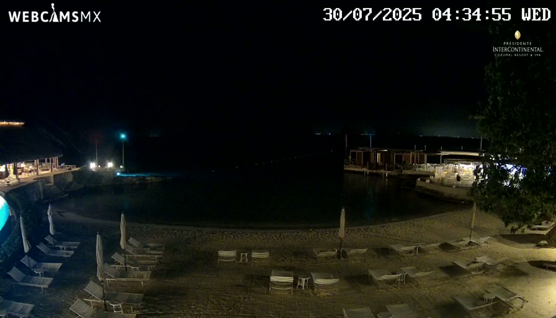 Cozumel,Presidente Intercontinental's Beach Live Cam - Municipio de Cozumel, Quintana Roo, Mexico