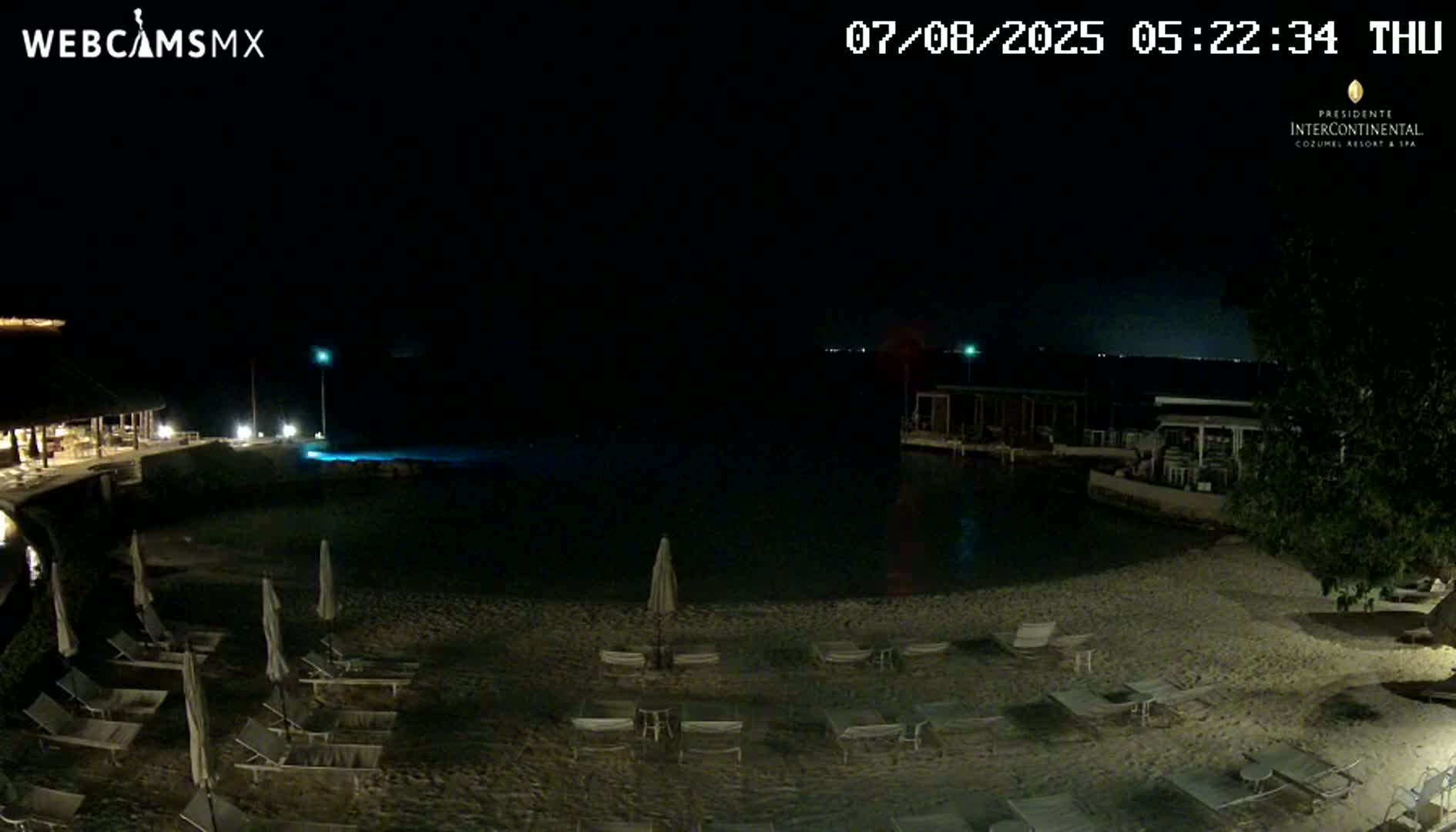 Cozumel,Presidente Intercontinental's Beach Live Cam - Municipio de Cozumel, Quintana Roo, Mexico