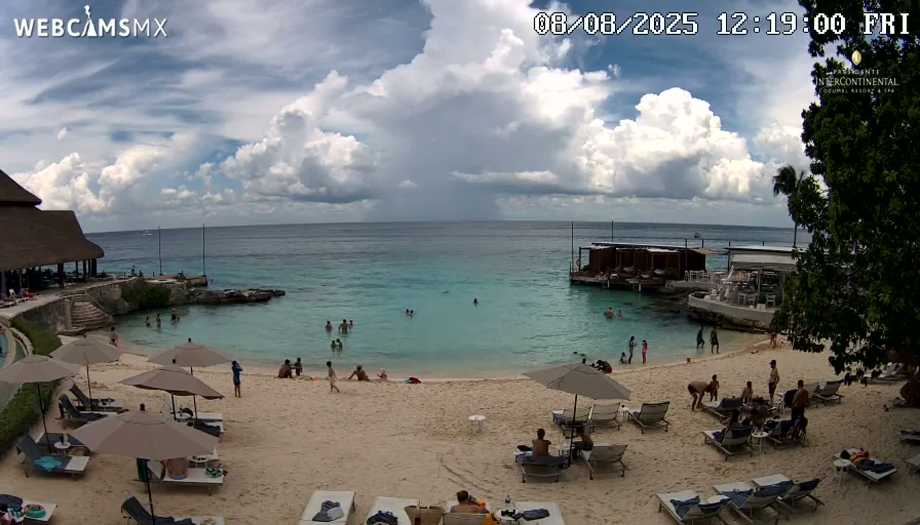 Cozumel,Presidente Intercontinental's Beach Live Cam - Municipio de Cozumel, Quintana Roo, Mexico