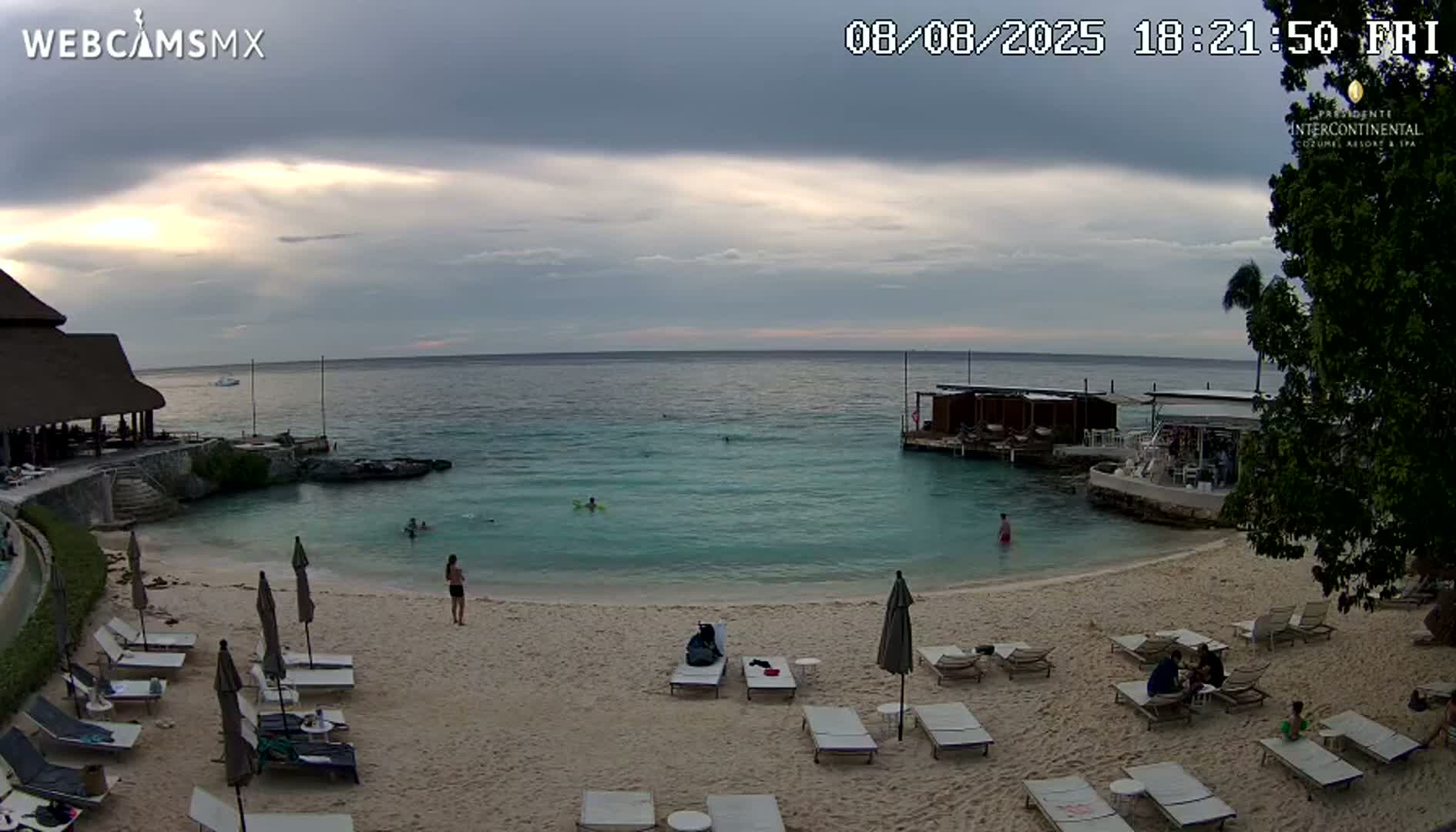 Cozumel,Presidente Intercontinental's Beach Live Cam - Municipio de Cozumel, Quintana Roo, Mexico
