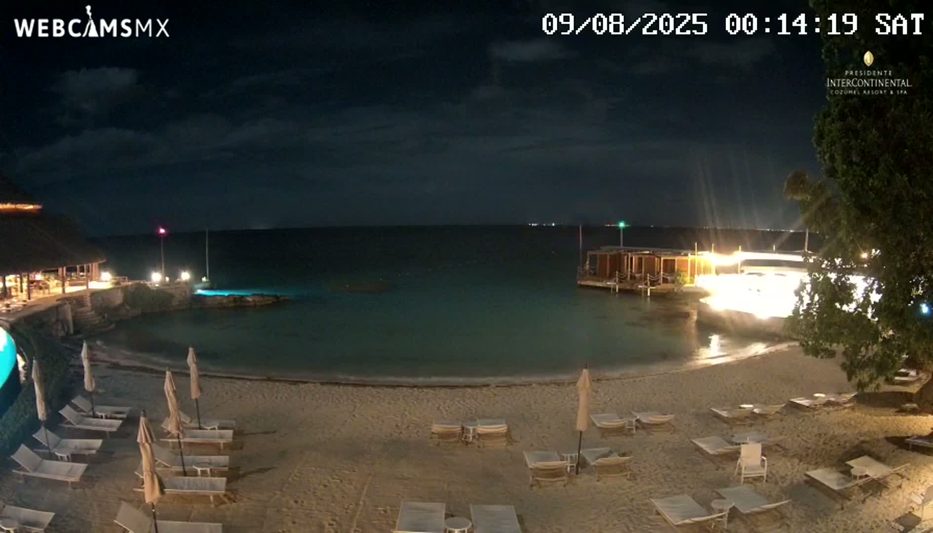 Cozumel,Presidente Intercontinental's Beach Live Cam - Municipio de Cozumel, Quintana Roo, Mexico