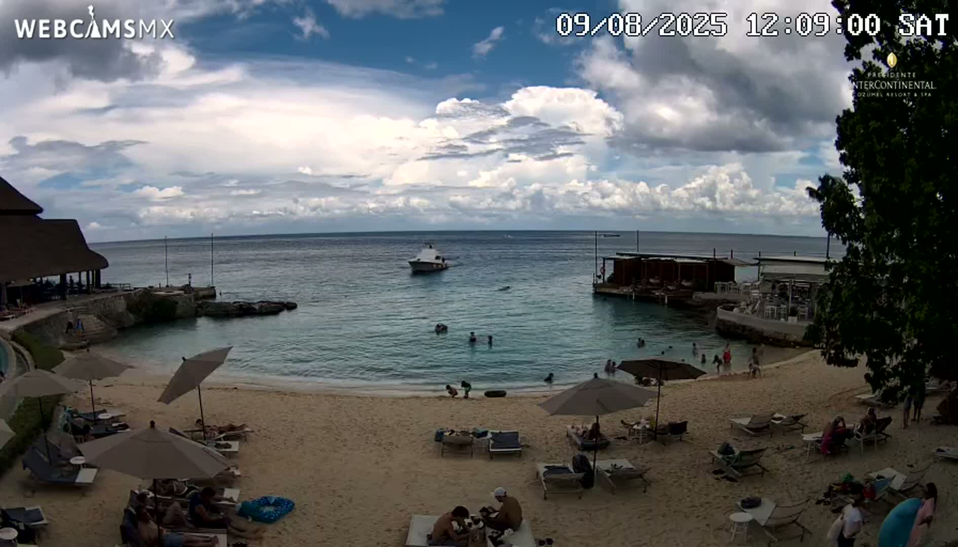 Cozumel,Presidente Intercontinental's Beach Live Cam - Municipio de Cozumel, Quintana Roo, Mexico