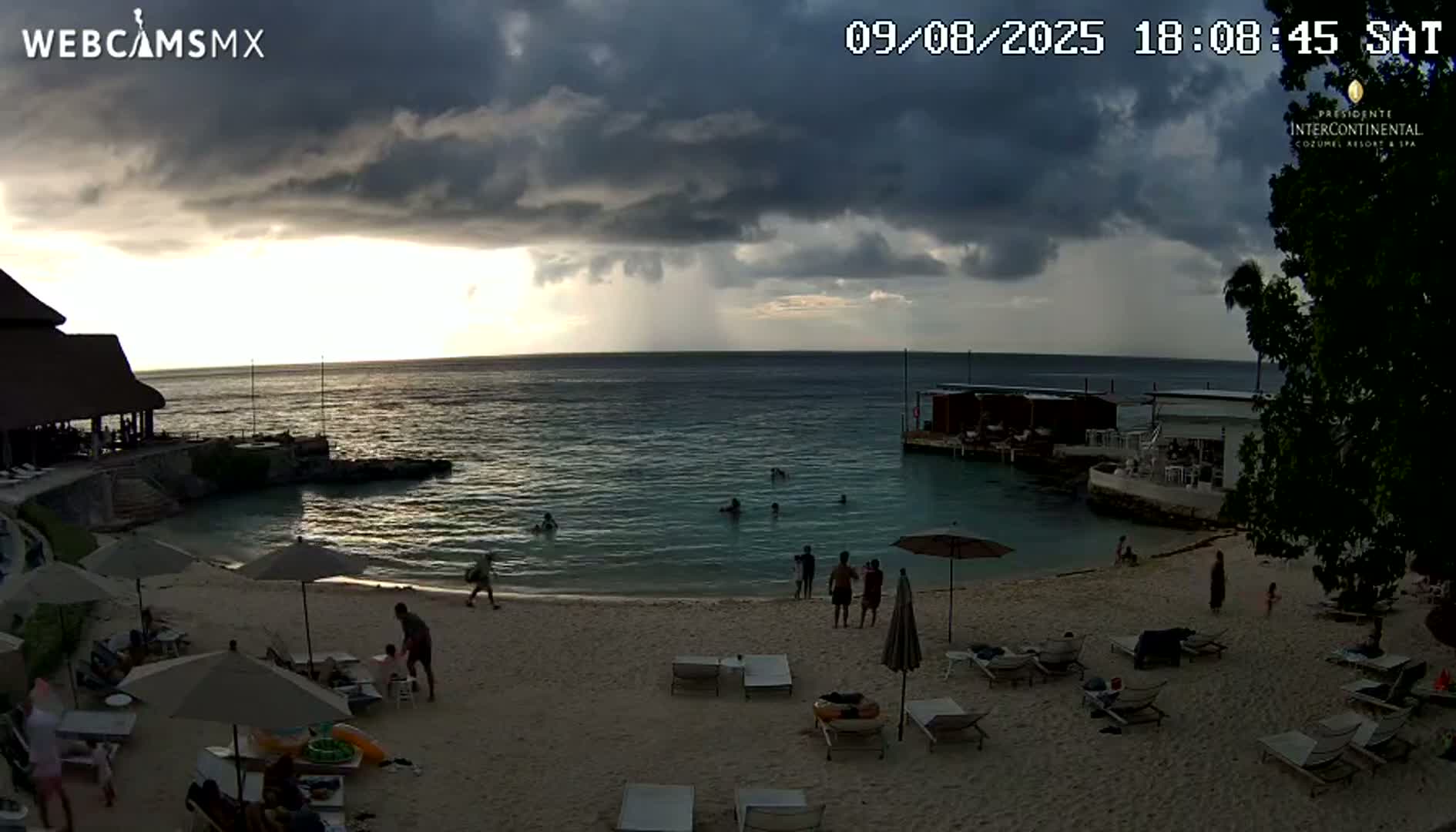 Cozumel,Presidente Intercontinental's Beach Live Cam - Municipio de Cozumel, Quintana Roo, Mexico
