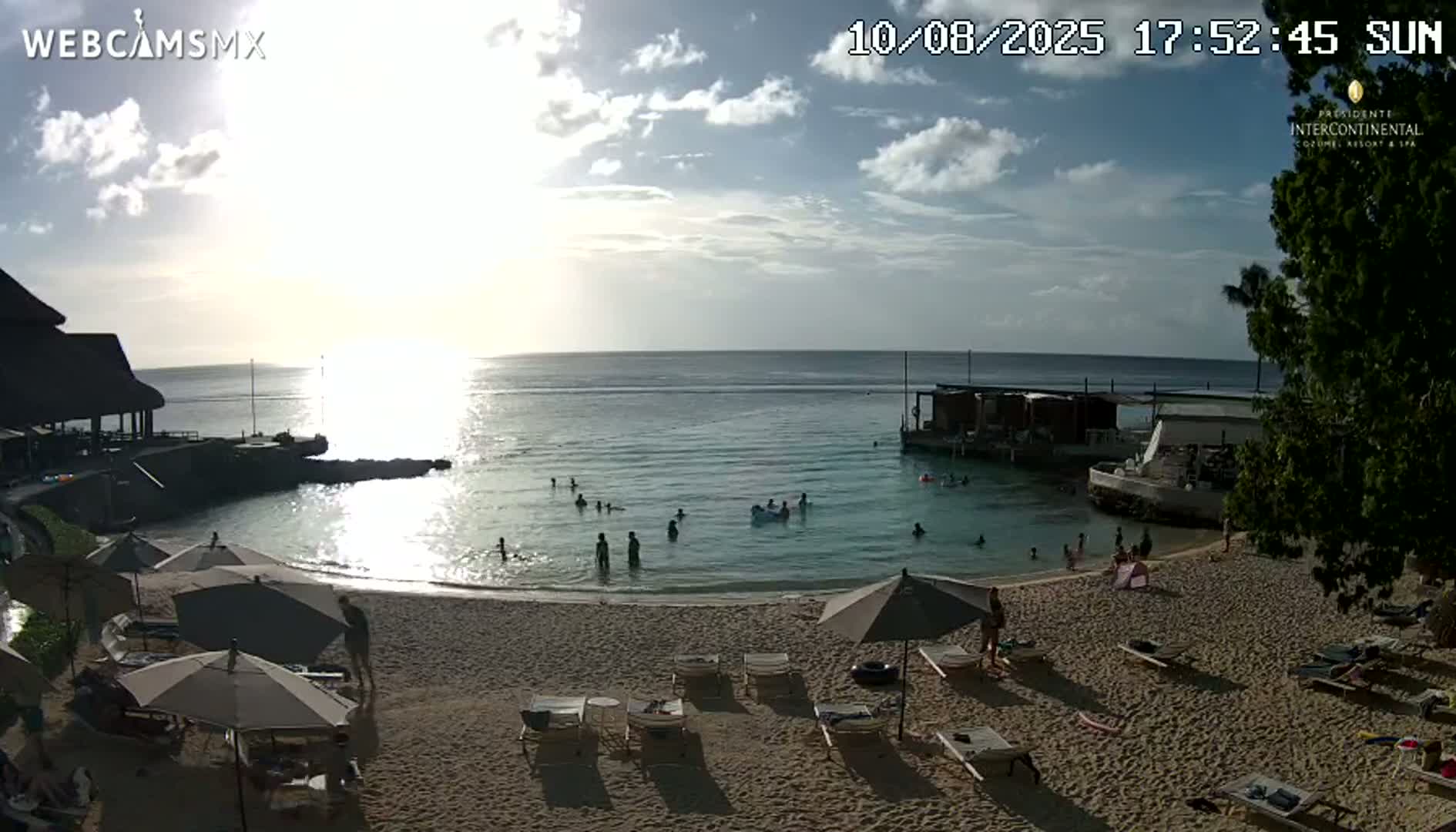 Cozumel,Presidente Intercontinental's Beach Live Cam - Municipio de Cozumel, Quintana Roo, Mexico