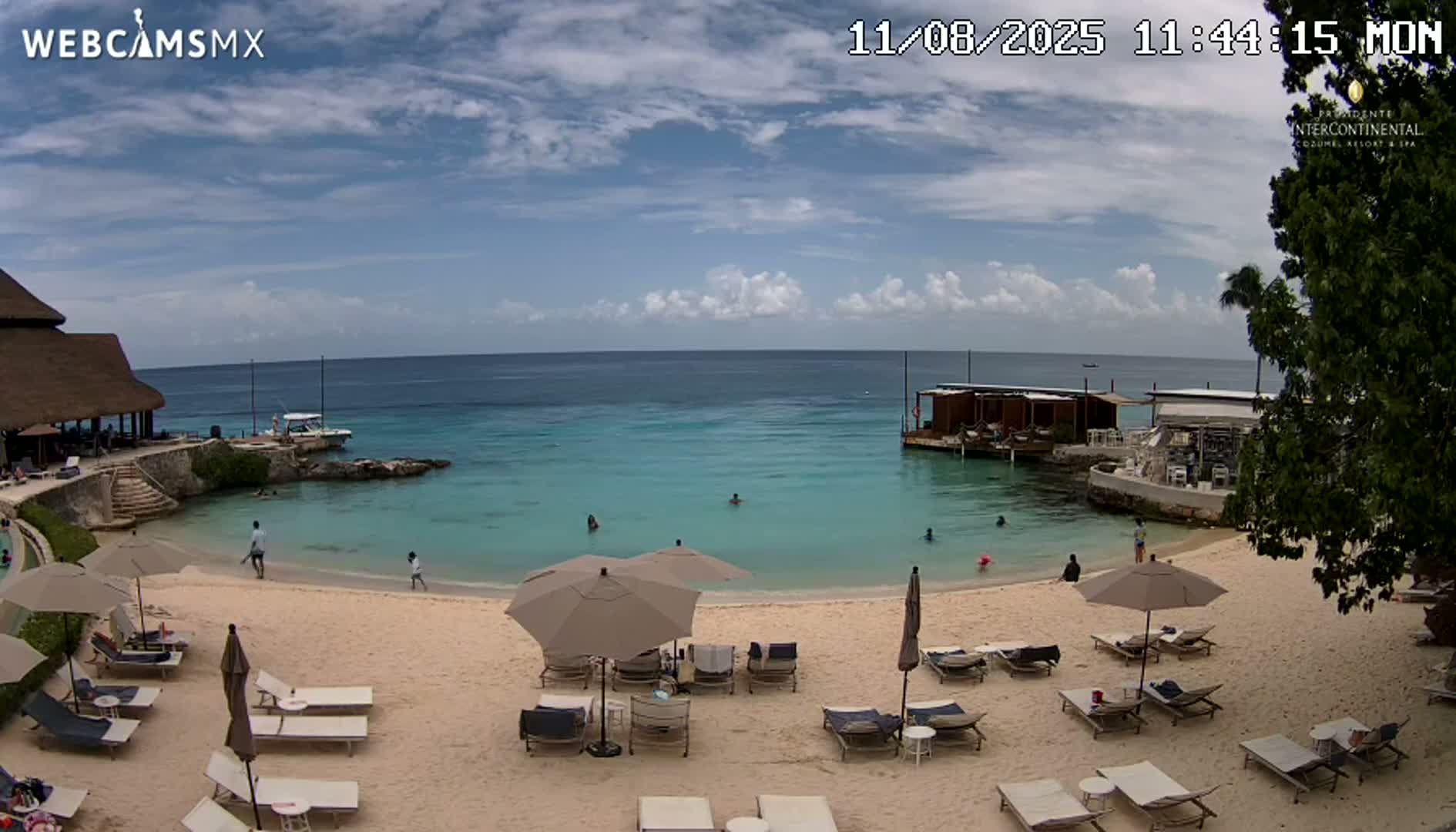 Cozumel,Presidente Intercontinental's Beach Live Cam - Municipio de Cozumel, Quintana Roo, Mexico