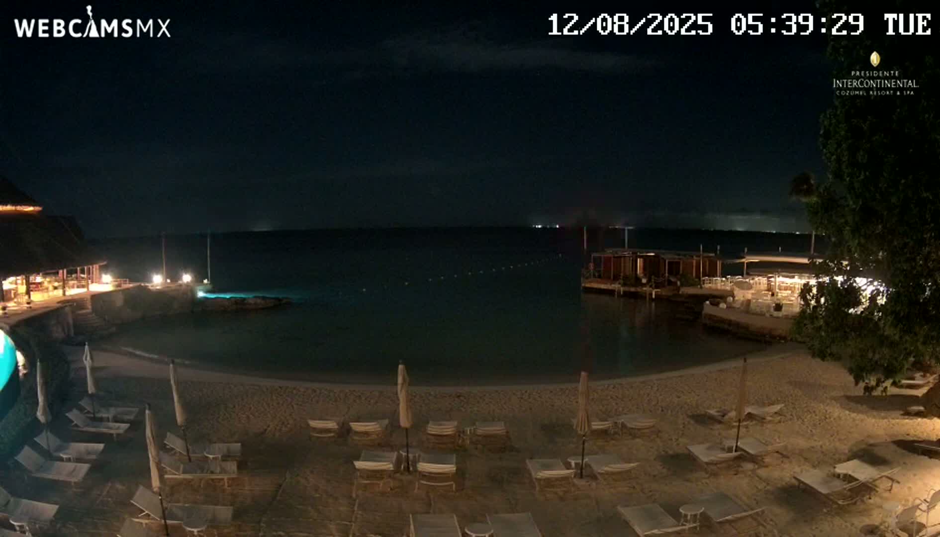 Cozumel,Presidente Intercontinental's Beach Live Cam - Municipio de Cozumel, Quintana Roo, Mexico