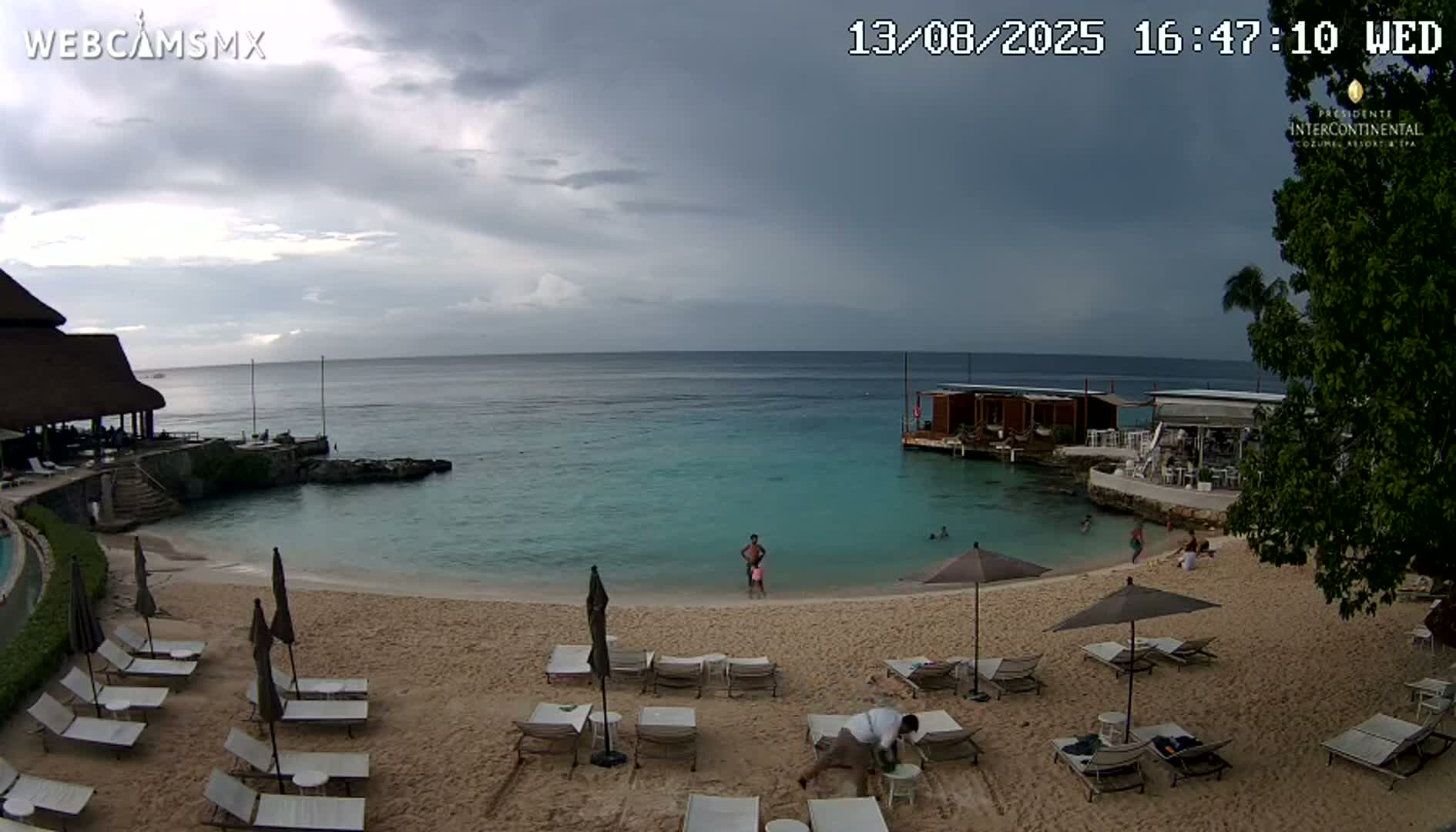 Cozumel,Presidente Intercontinental's Beach Live Cam - Municipio de Cozumel, Quintana Roo, Mexico