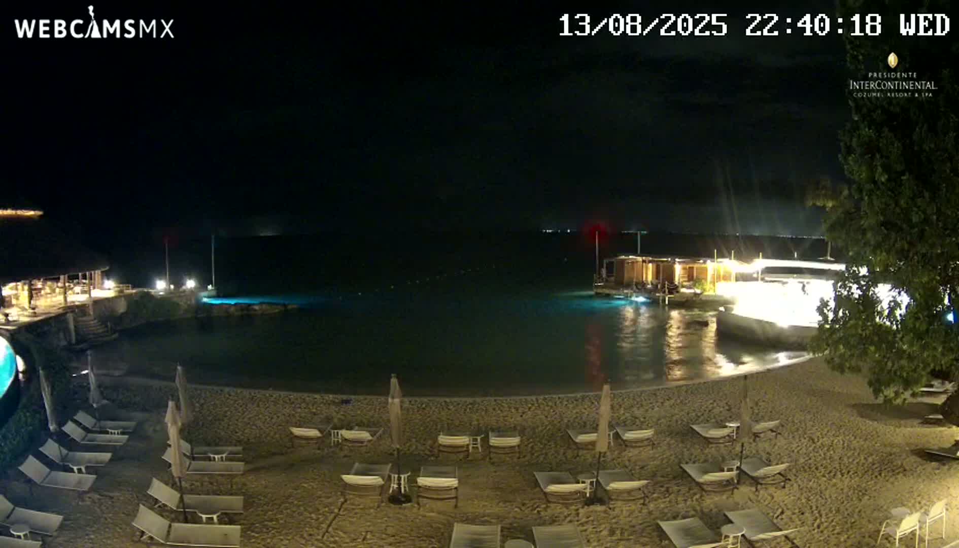 Cozumel,Presidente Intercontinental's Beach Live Cam - Municipio de Cozumel, Quintana Roo, Mexico