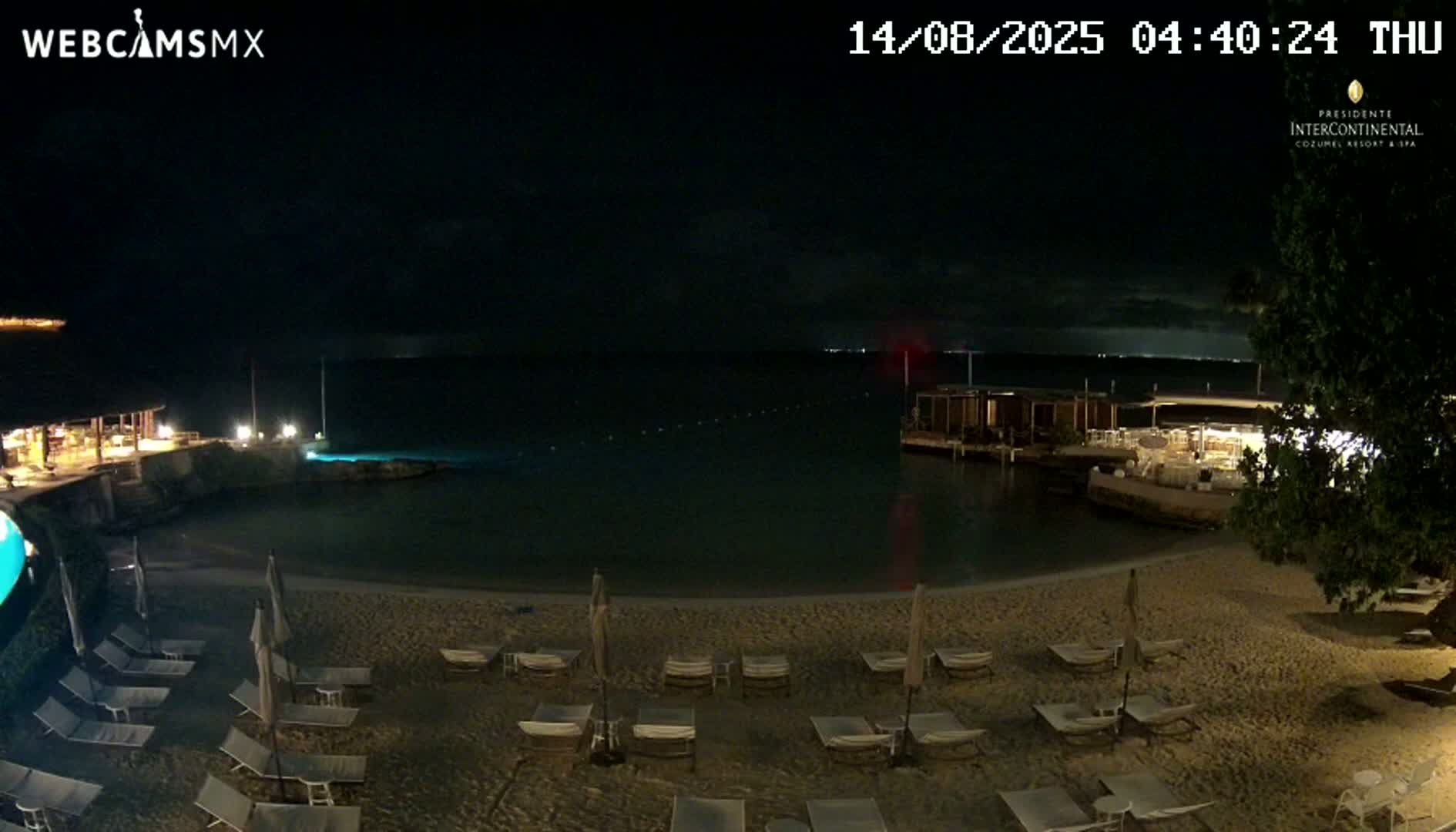 Cozumel,Presidente Intercontinental's Beach Live Cam - Municipio de Cozumel, Quintana Roo, Mexico