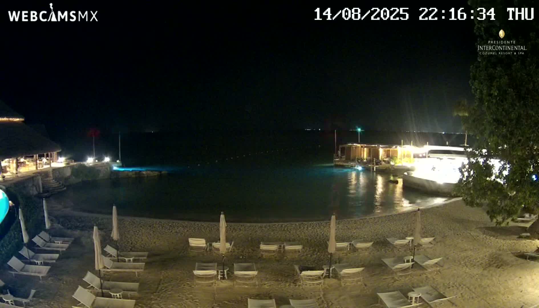 Cozumel,Presidente Intercontinental's Beach Live Cam - Municipio de Cozumel, Quintana Roo, Mexico